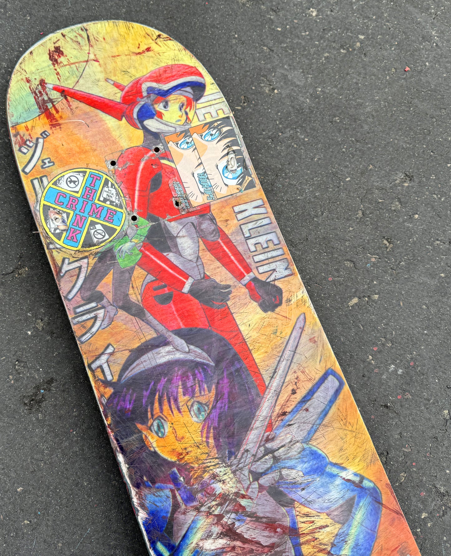 klein personal rider board #3 - 8.25 X 32.25 1 OF 1 SIGNED