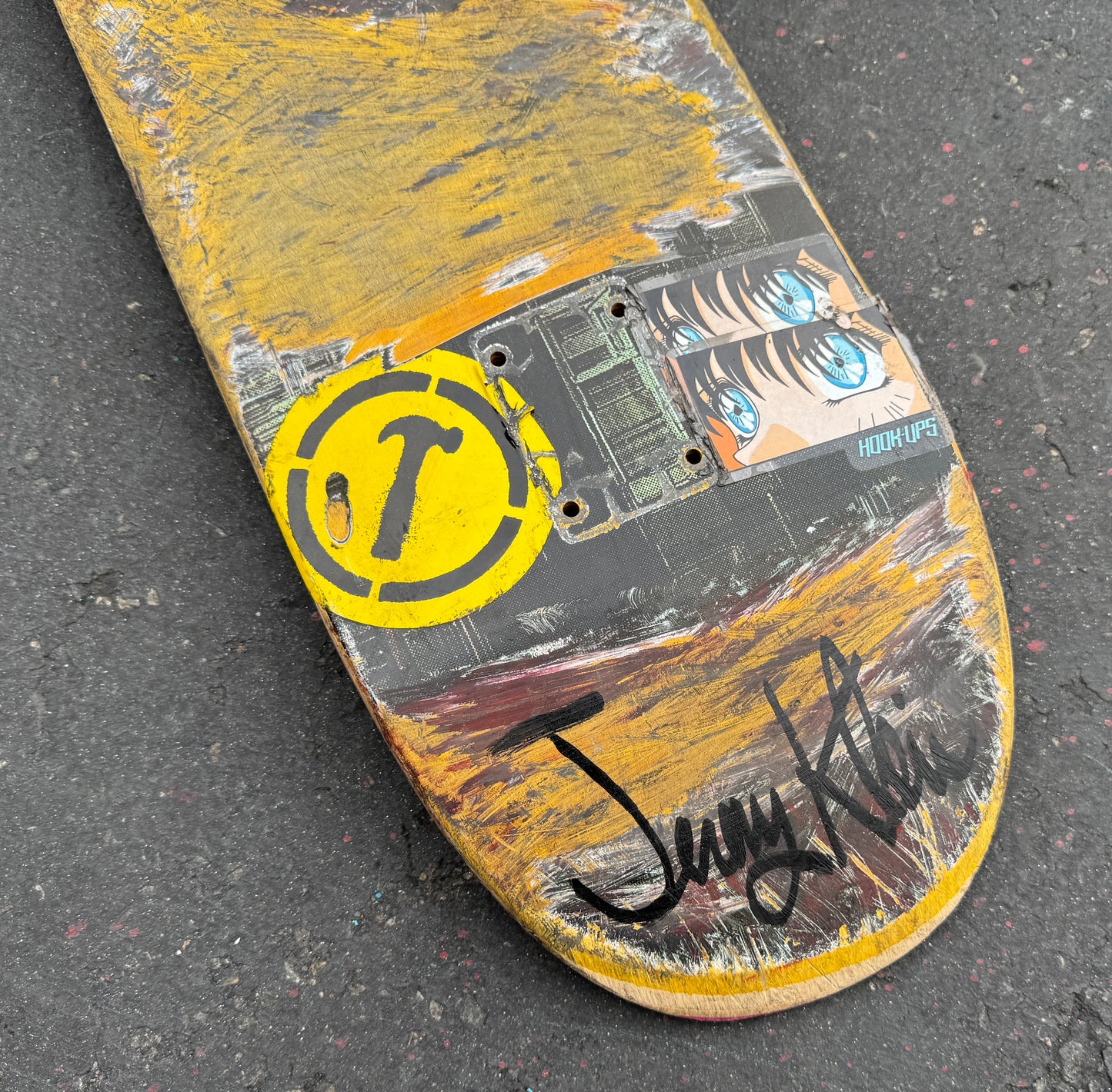 klein personal rider board #4 - 8.25 X 32.25 1 OF 1 SIGNED