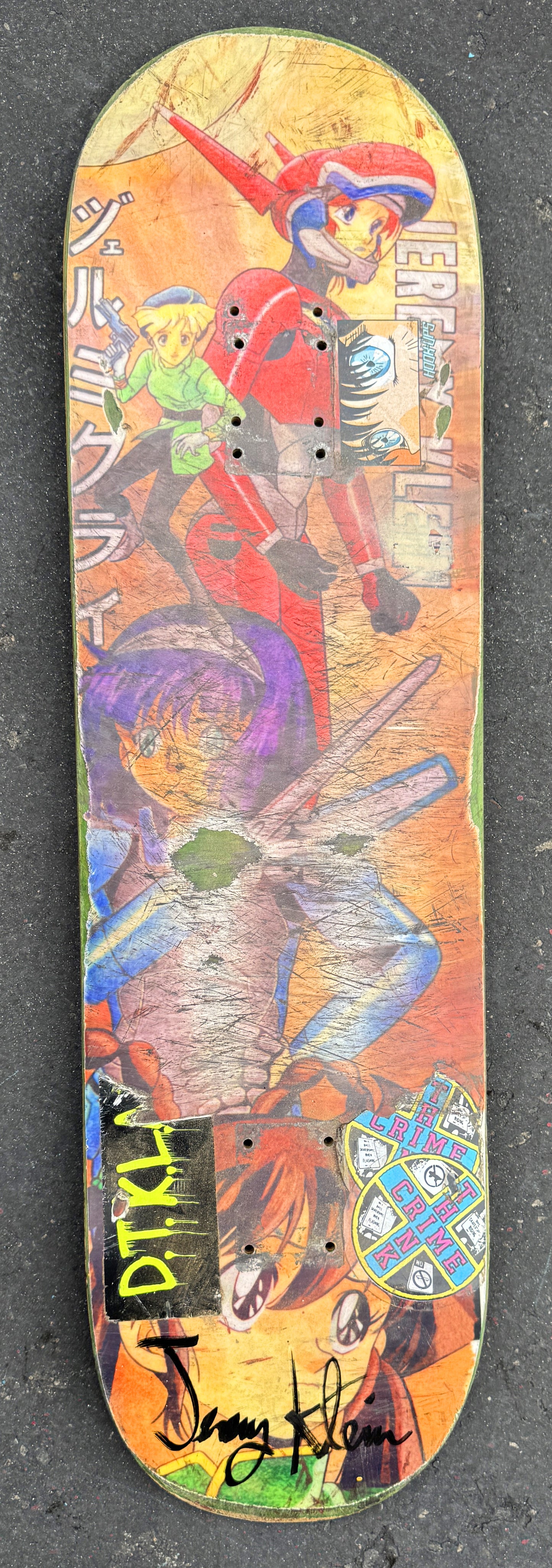 klein personal rider board #5 - 8.25 X 32.25 1 OF 1 SIGNED