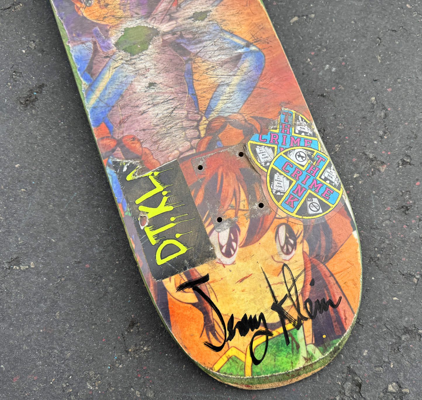 klein personal rider board #5 - 8.25 X 32.25 1 OF 1 SIGNED