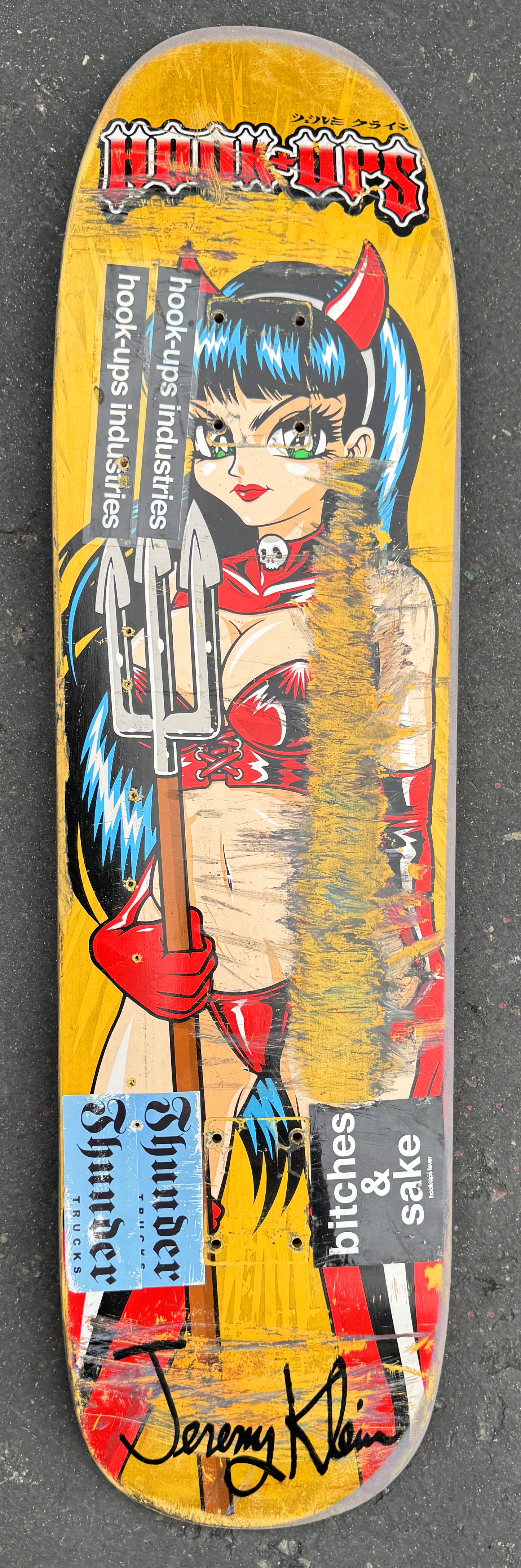 klein personal rider board #7 - 8.25 X 32.25 1 OF 1 SIGNED