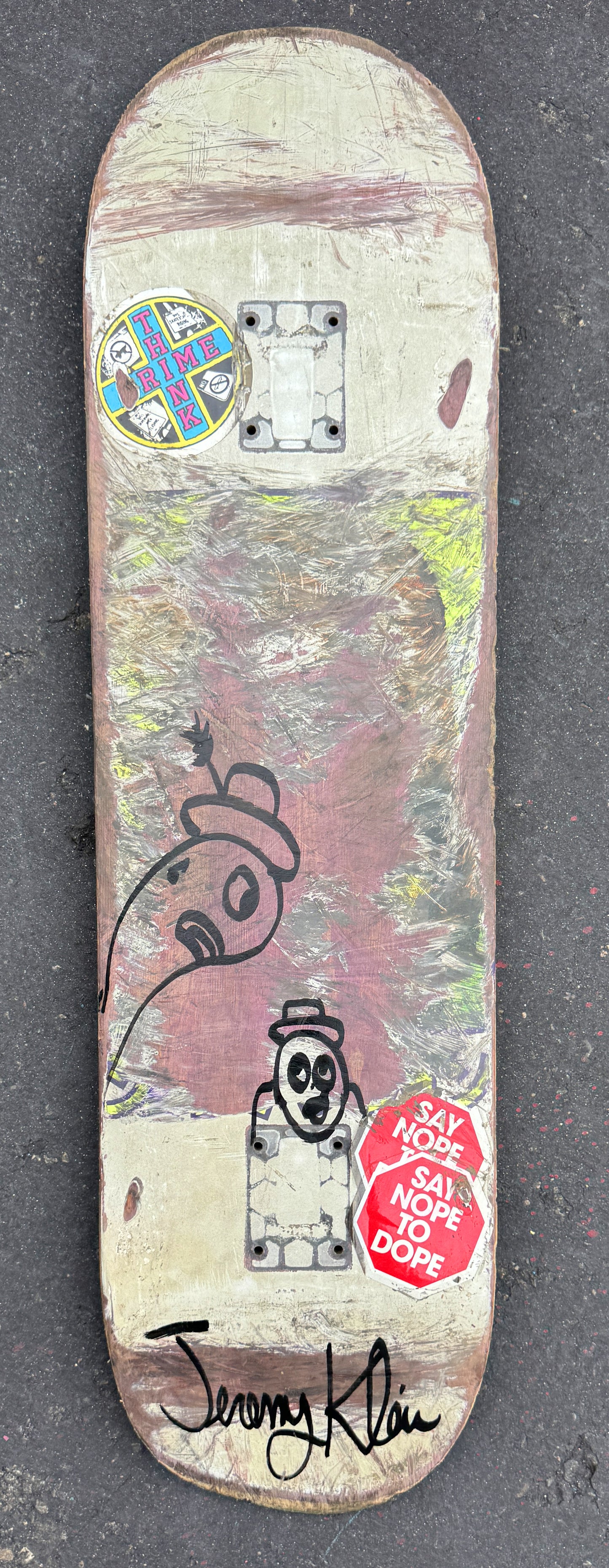 klein personal rider board #6 - 8.25 X 32.25 1 OF 1 SIGNED