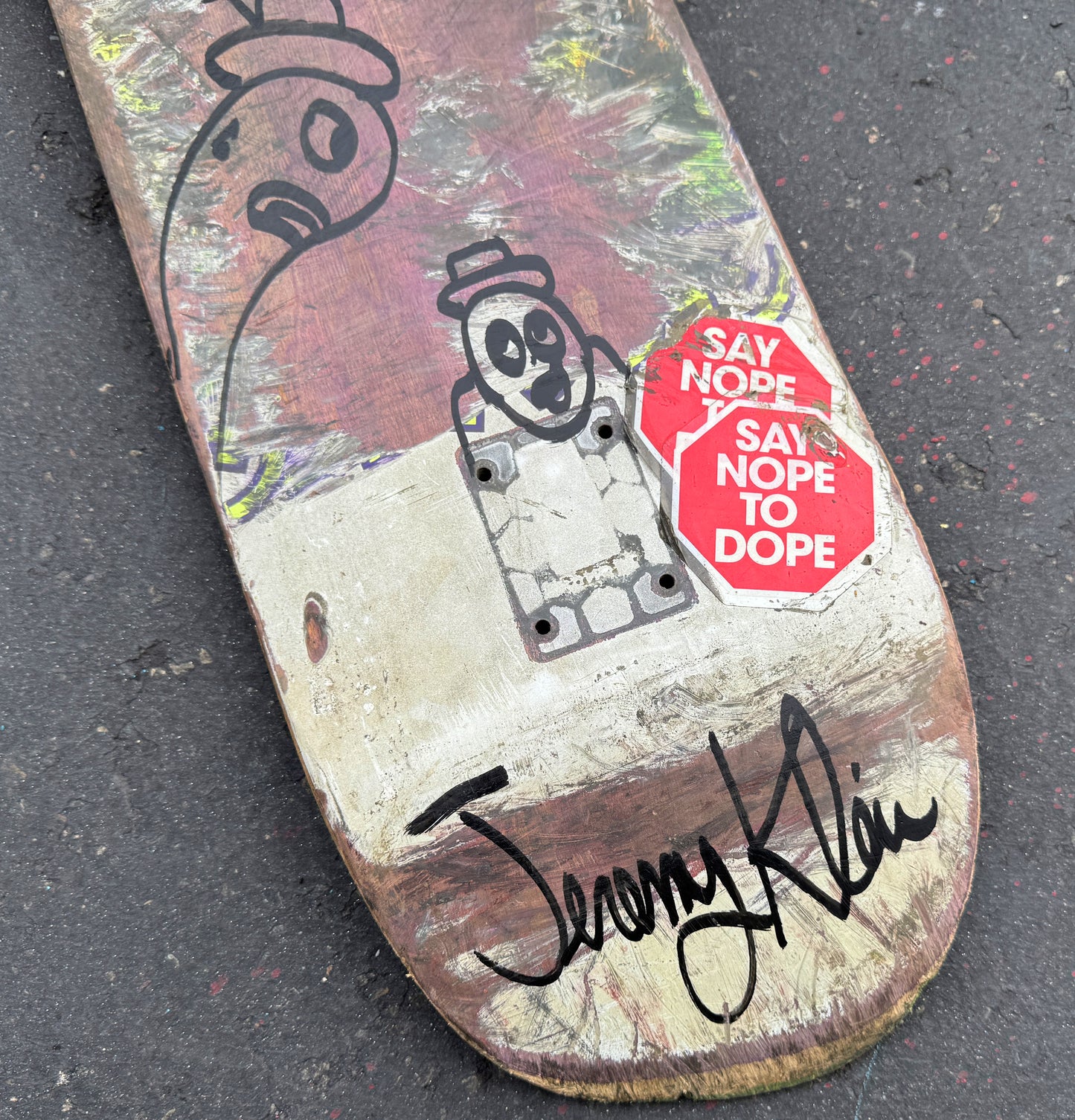 klein personal rider board #6 - 8.25 X 32.25 1 OF 1 SIGNED