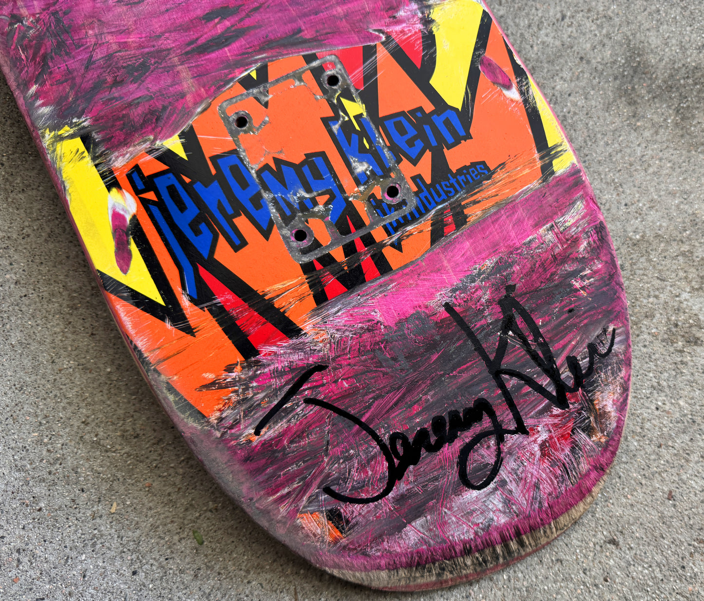 klein personal rider board #8 - 8.0 X 31.75 1 OF 1 SIGNED