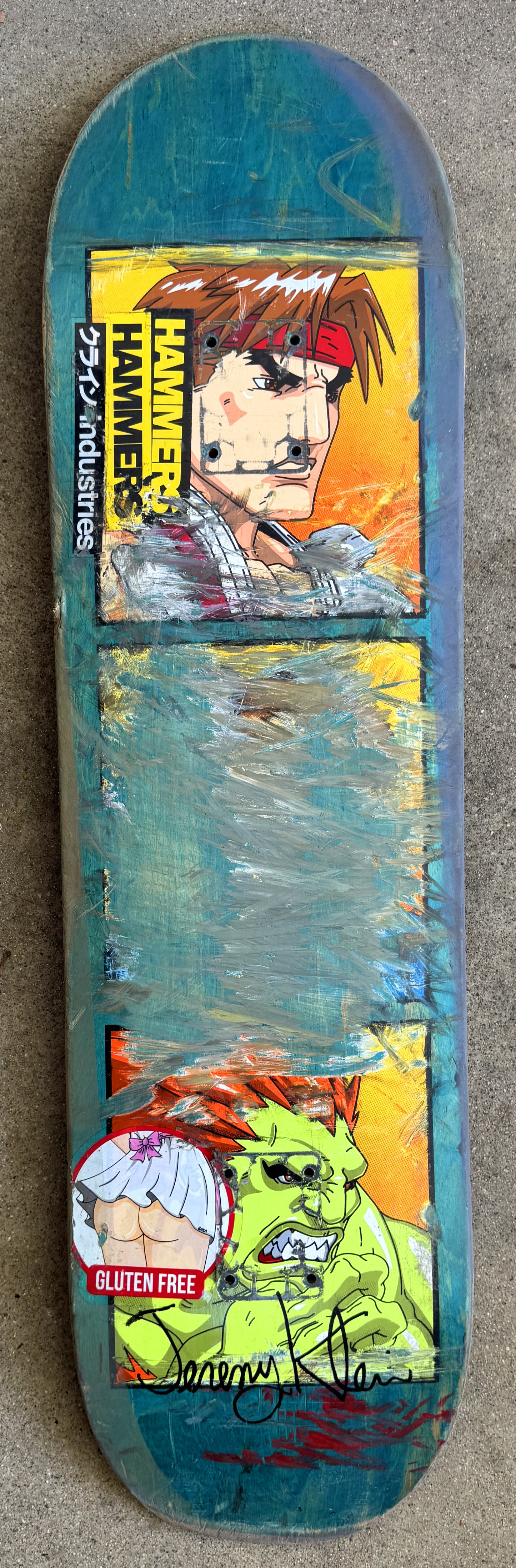 klein personal rider board #11 - 8.25 X 32 1 OF 1 SIGNED
