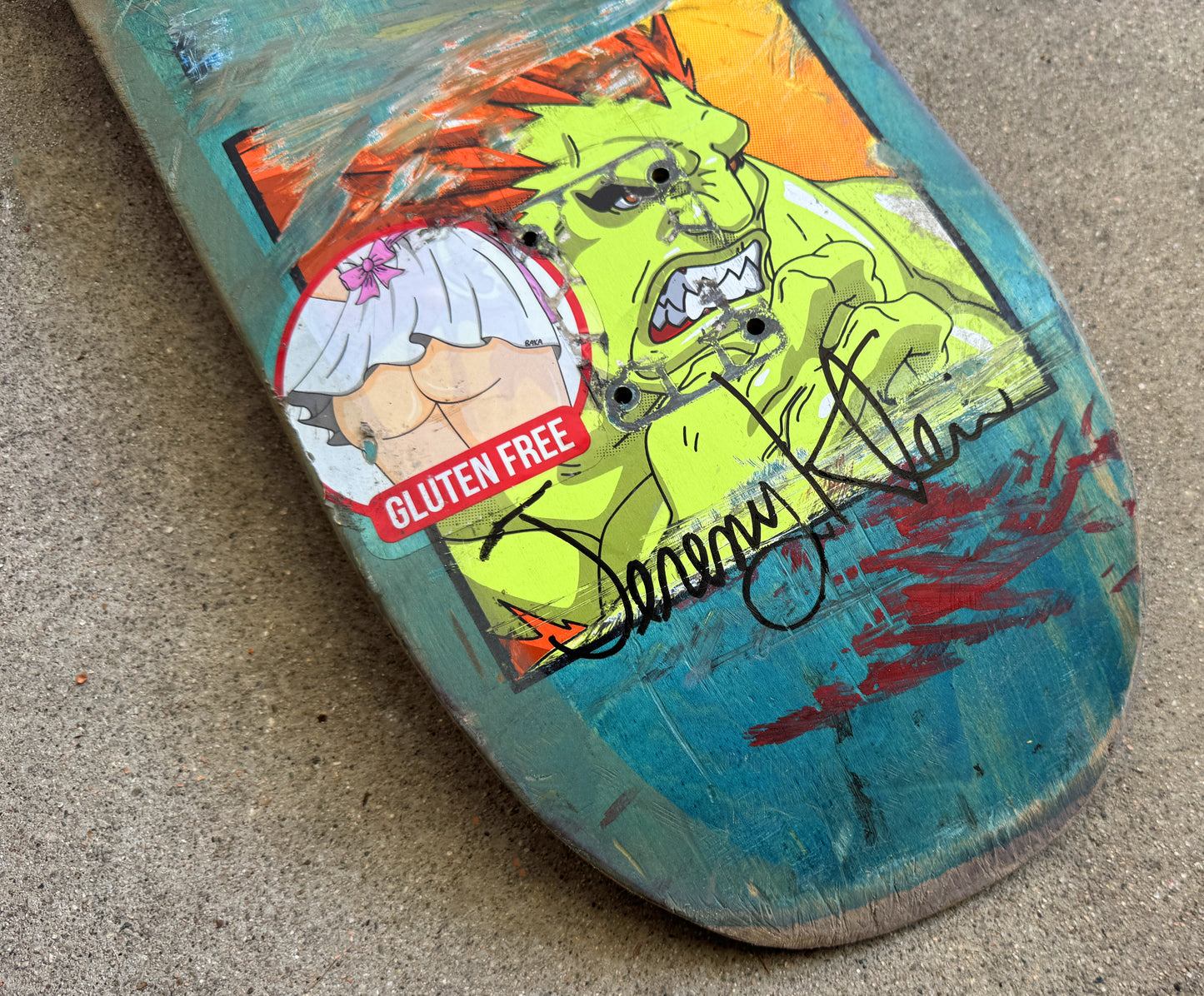 klein personal rider board #11 - 8.25 X 32 1 OF 1 SIGNED