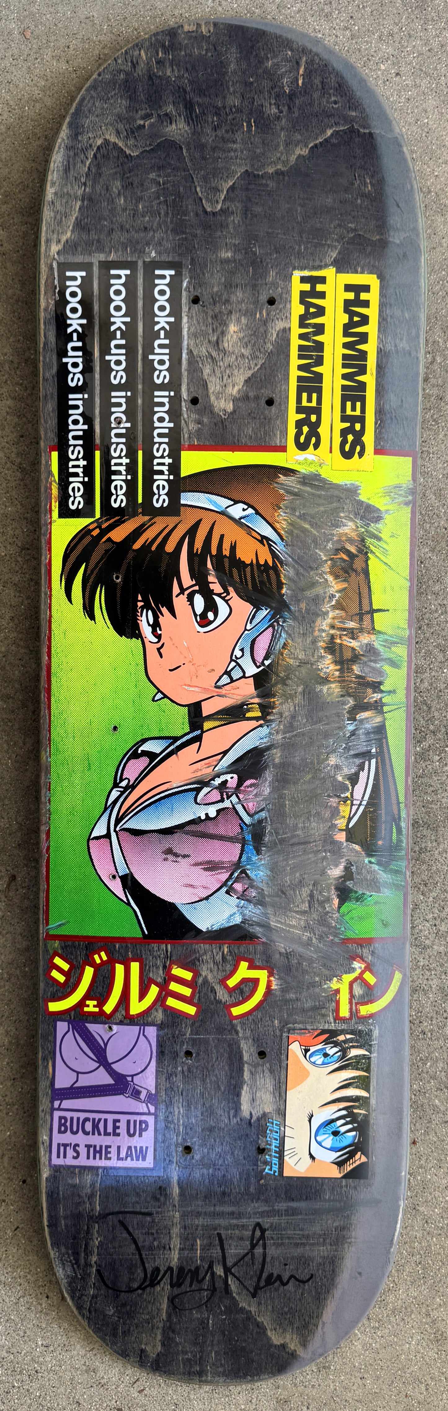 klein personal rider board #12 - 8.25 X 32 1 OF 1 SIGNED
