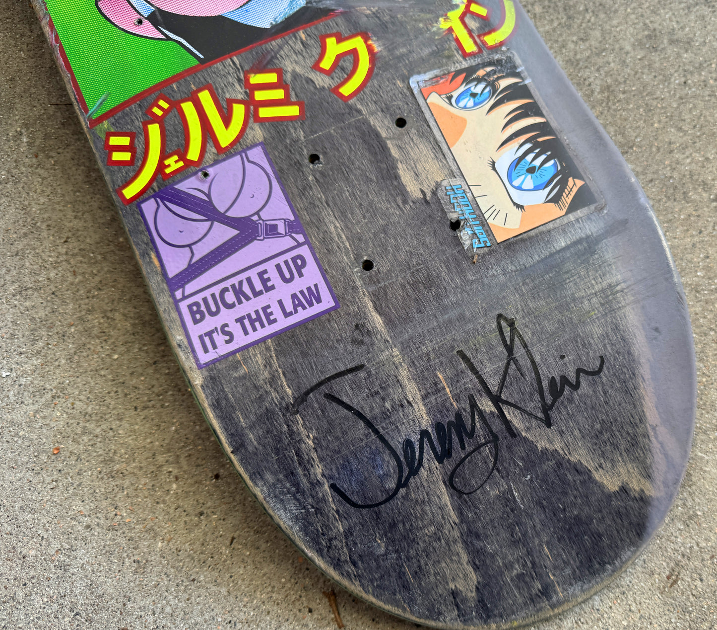 klein personal rider board #12 - 8.25 X 32 1 OF 1 SIGNED