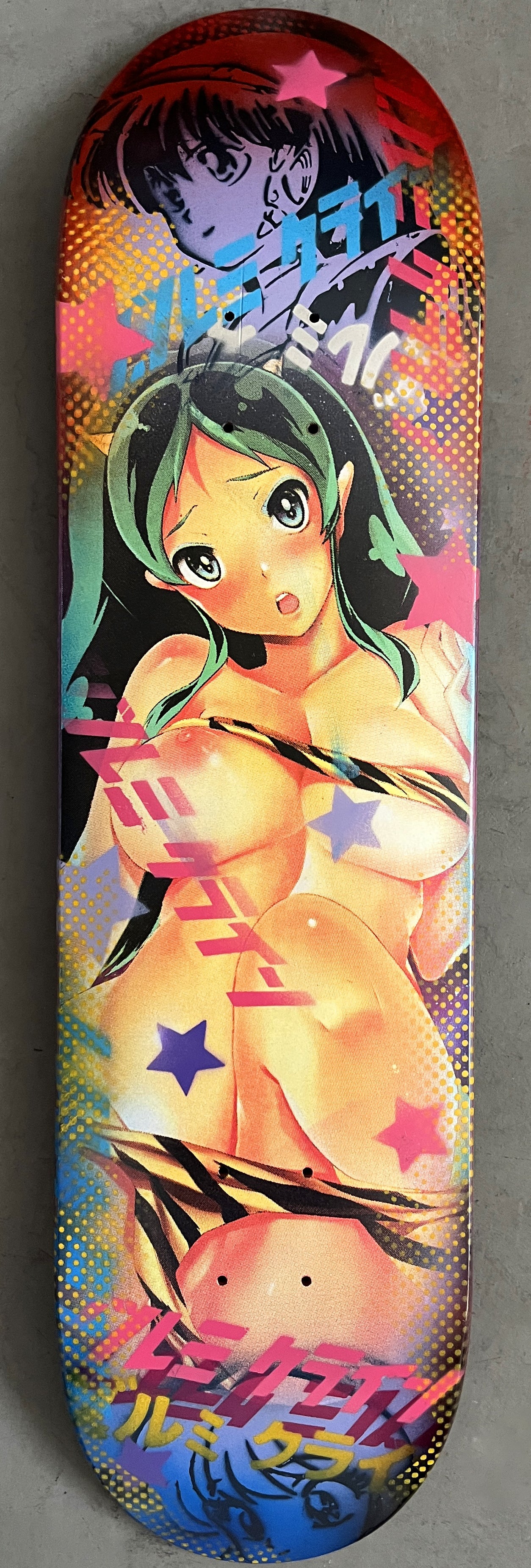lum chan stars 1st edition LILAC/RED ANODIZED 9.5 X 31.75 1 OF 1