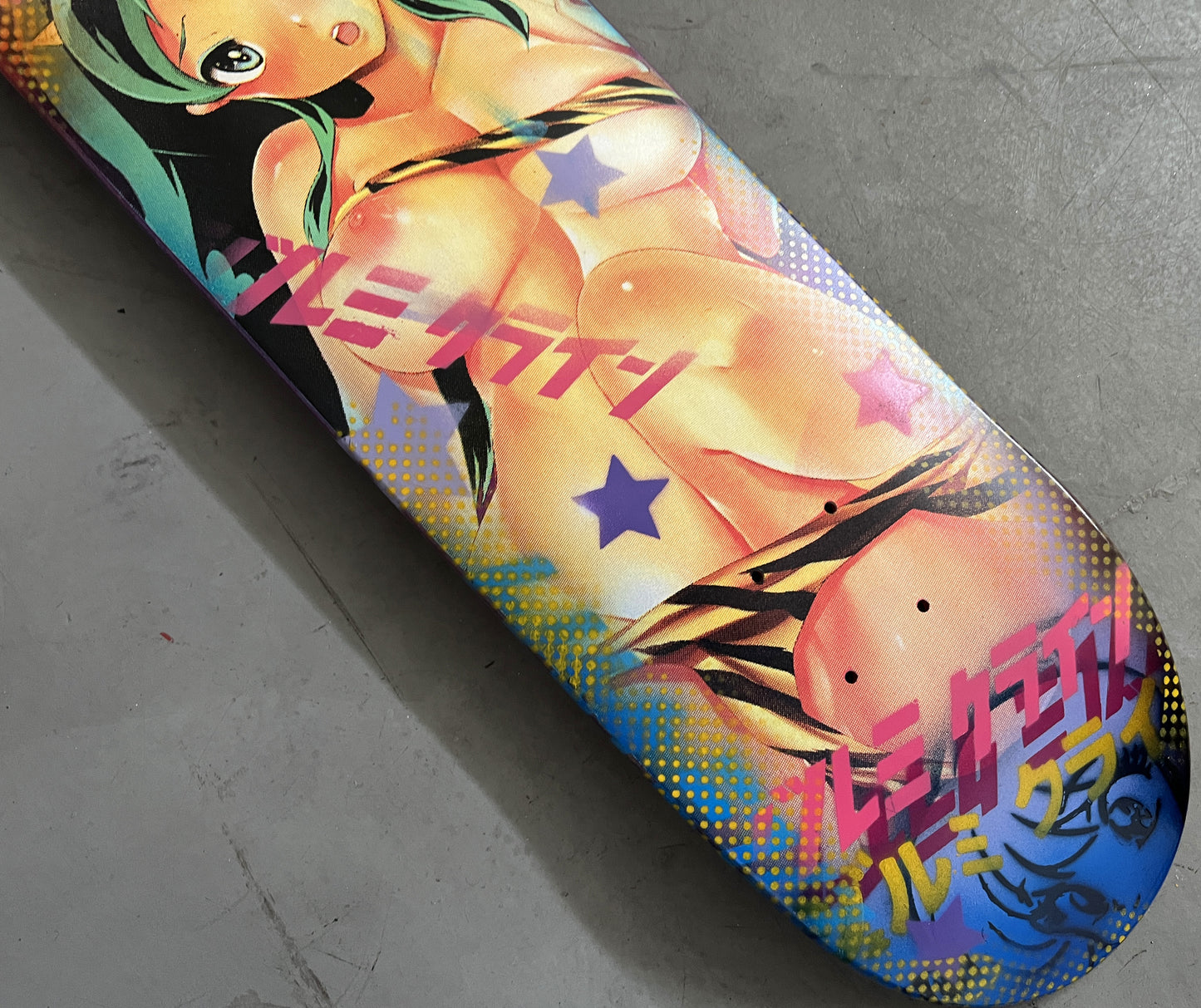 lum chan stars 1st edition LILAC/RED ANODIZED 9.5 X 31.75 1 OF 1