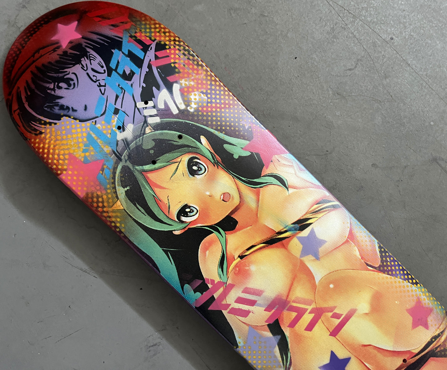 lum chan stars 1st edition LILAC/RED ANODIZED 9.5 X 31.75 1 OF 1