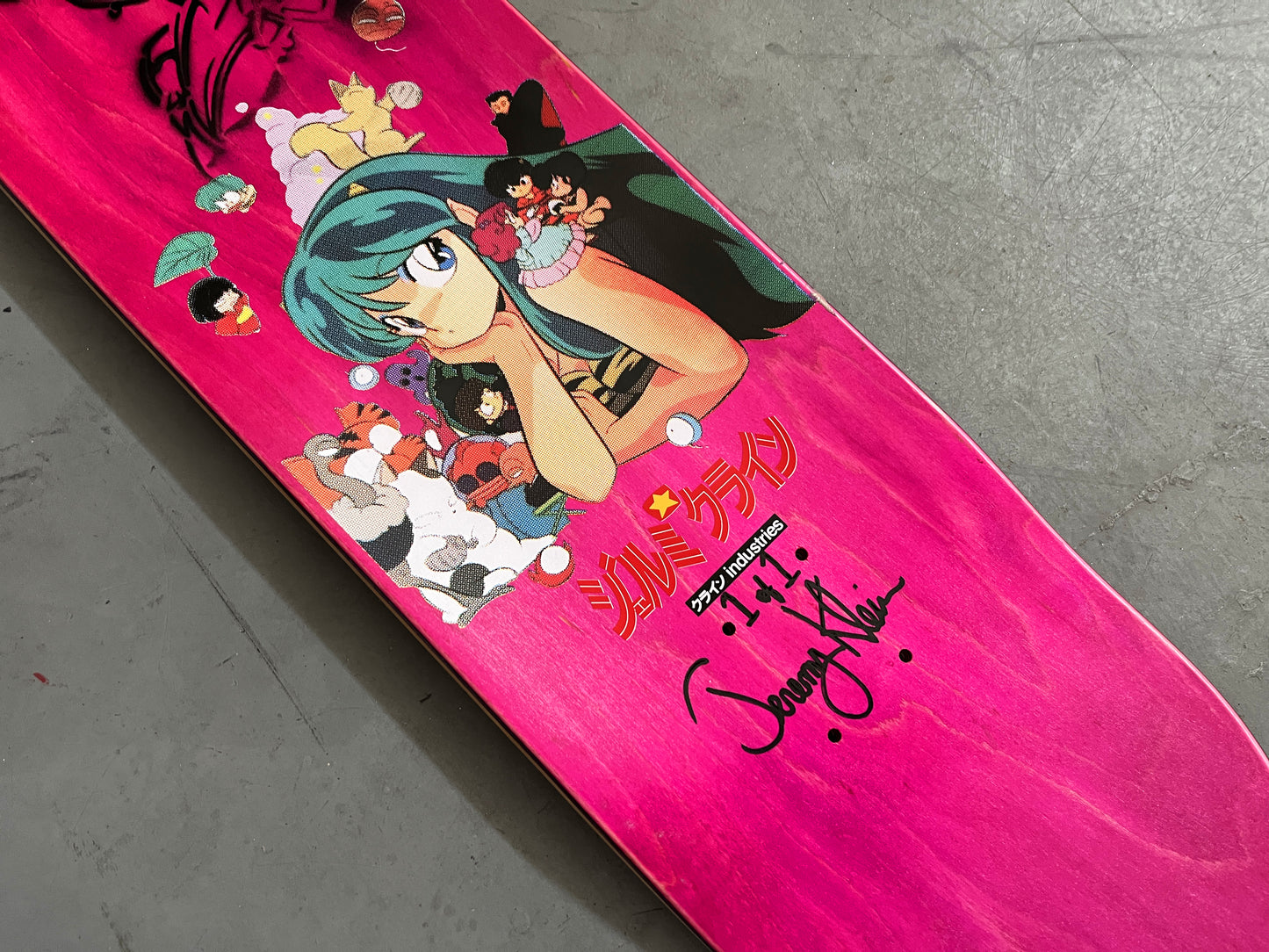 lum chan stars 1st edition LILAC/RED ANODIZED 9.5 X 31.75 1 OF 1