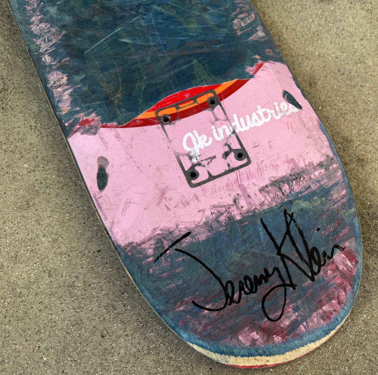 klein personal rider board #19 - 8.25 X 32 1 OF 1 SIGNED