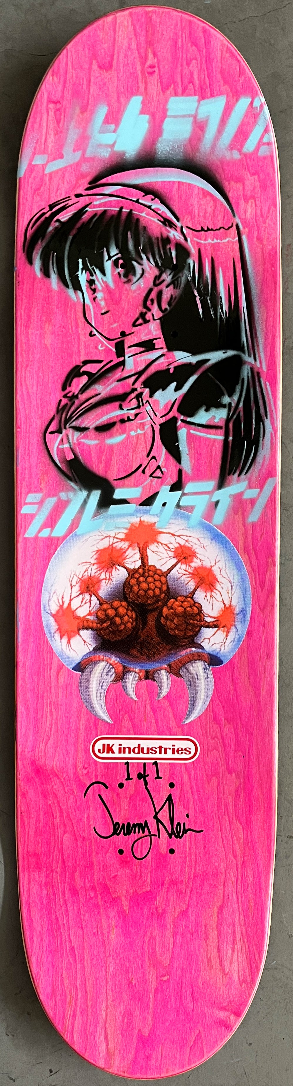 samus zero suit 8.25 X 32.25 LILAC/PURPLE ANODIZED MIXED PROCESS SIGNED 1 of 1