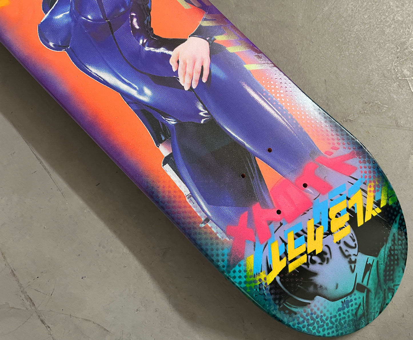 samus zero suit 8.25 X 32.25 LILAC/PURPLE ANODIZED MIXED PROCESS SIGNED 1 of 1