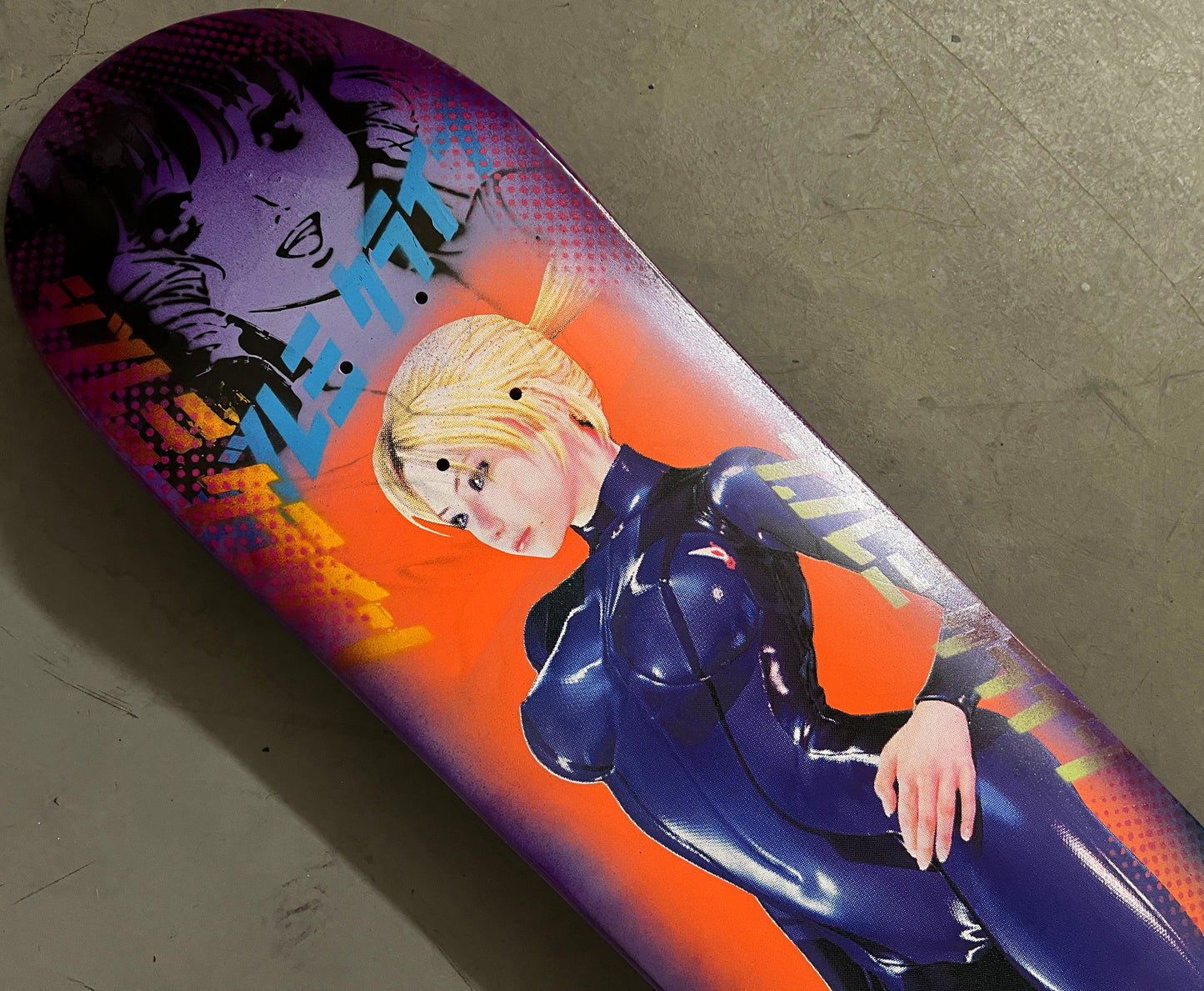 samus zero suit 8.25 X 32.25 LILAC/PURPLE ANODIZED MIXED PROCESS SIGNED 1 of 1