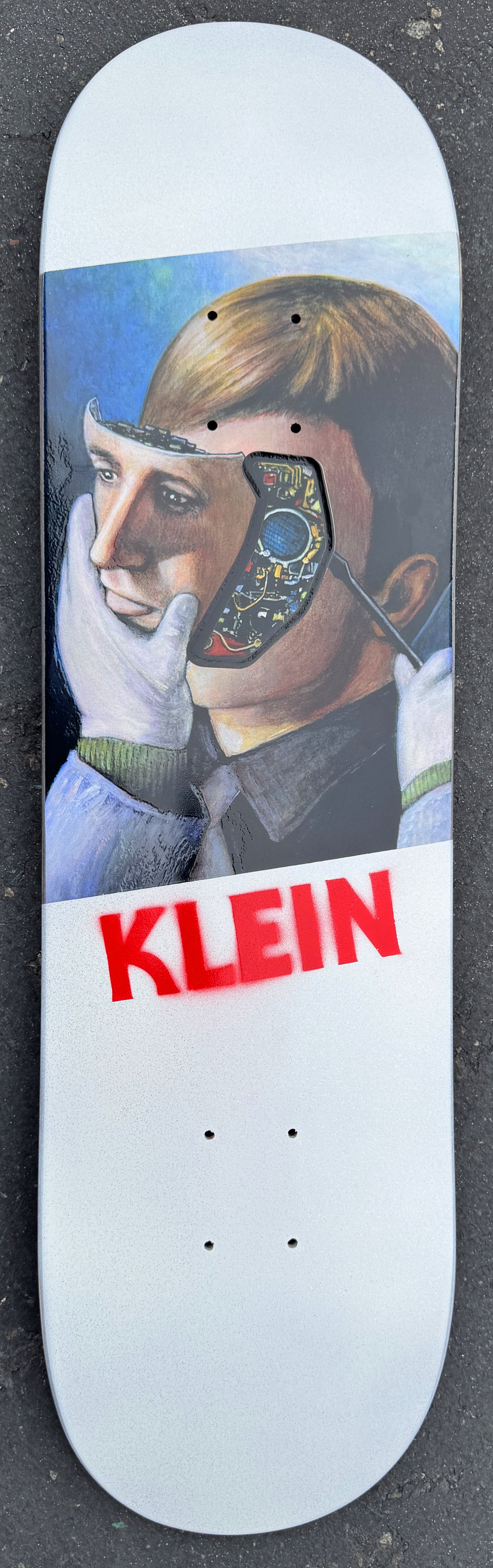 klein hammers WHITE GLITTER 8.25 X 32.25 MIXED PROCESS