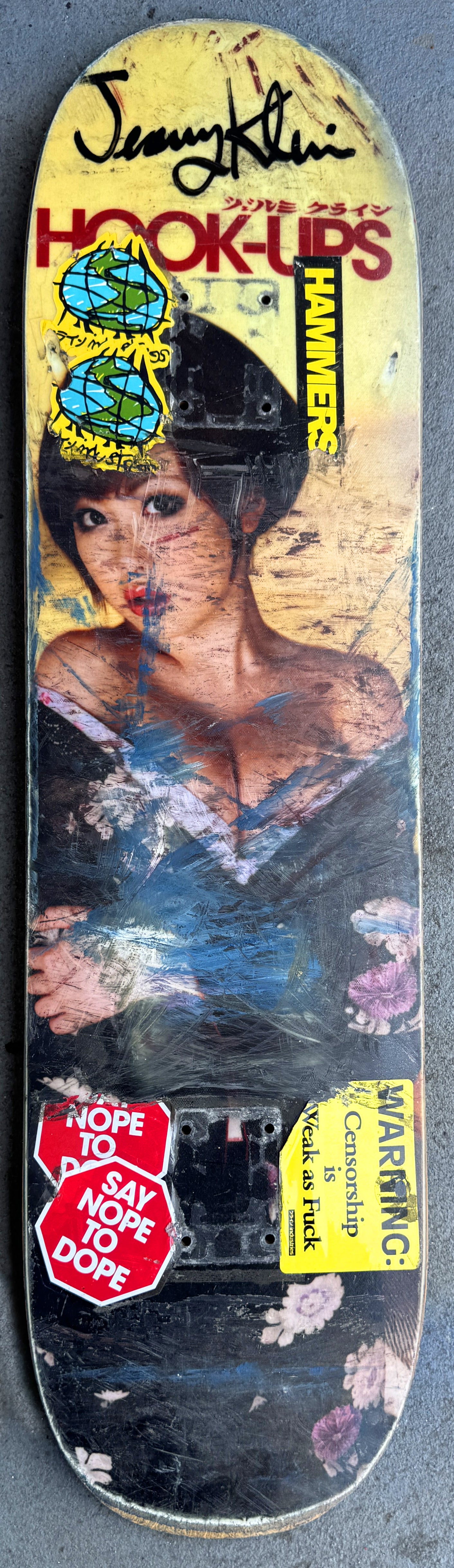 klein personal rider board #20 - 8.25 X 32 1 OF 1 SIGNED