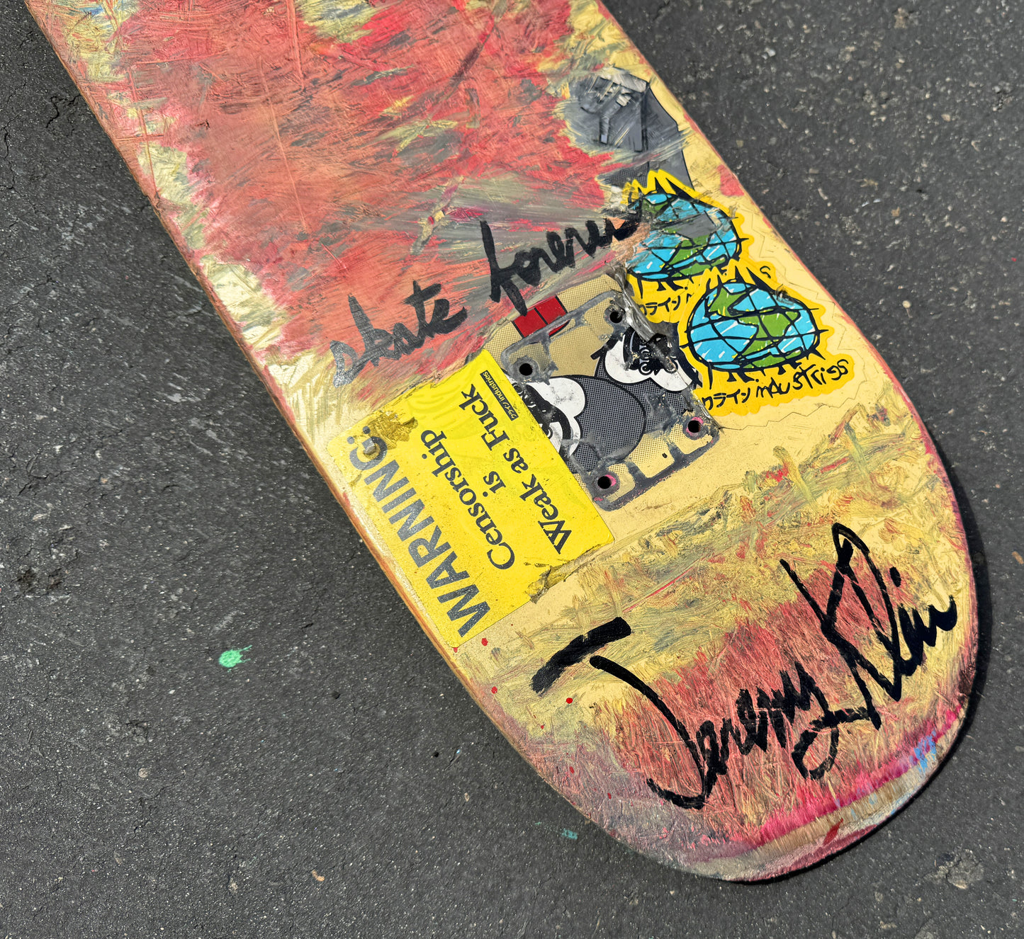 klein personal rider board #24 - 8.25 X 32.25 1 OF 1 SIGNED