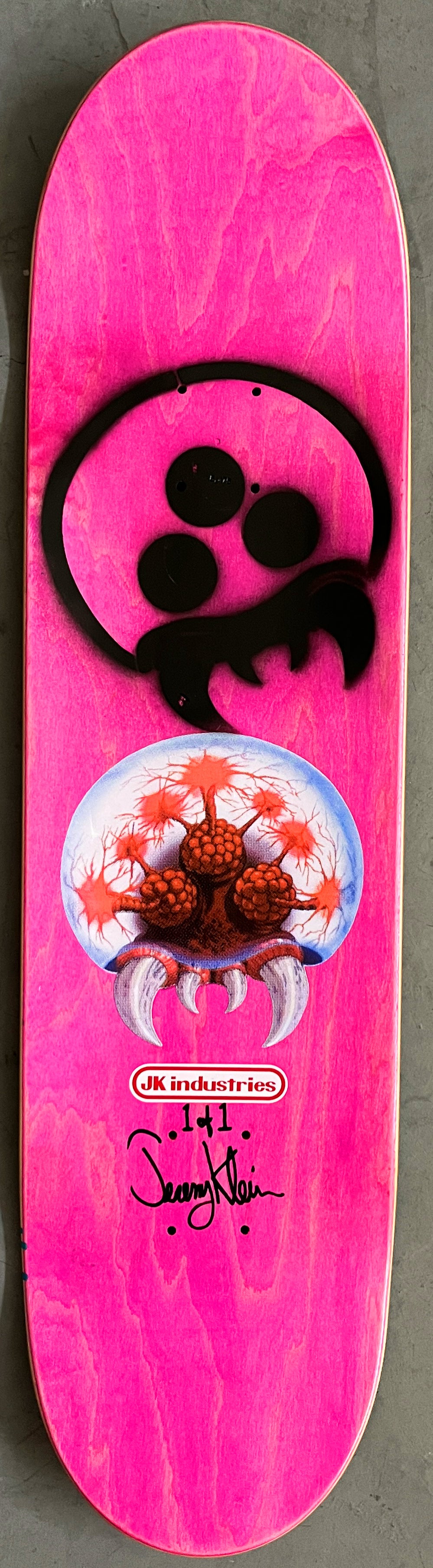 samus zero suit 8.25 X 32.25 RED/TEAL LOGO VERSION MIXED PROCESS SIGNED 1 of 1