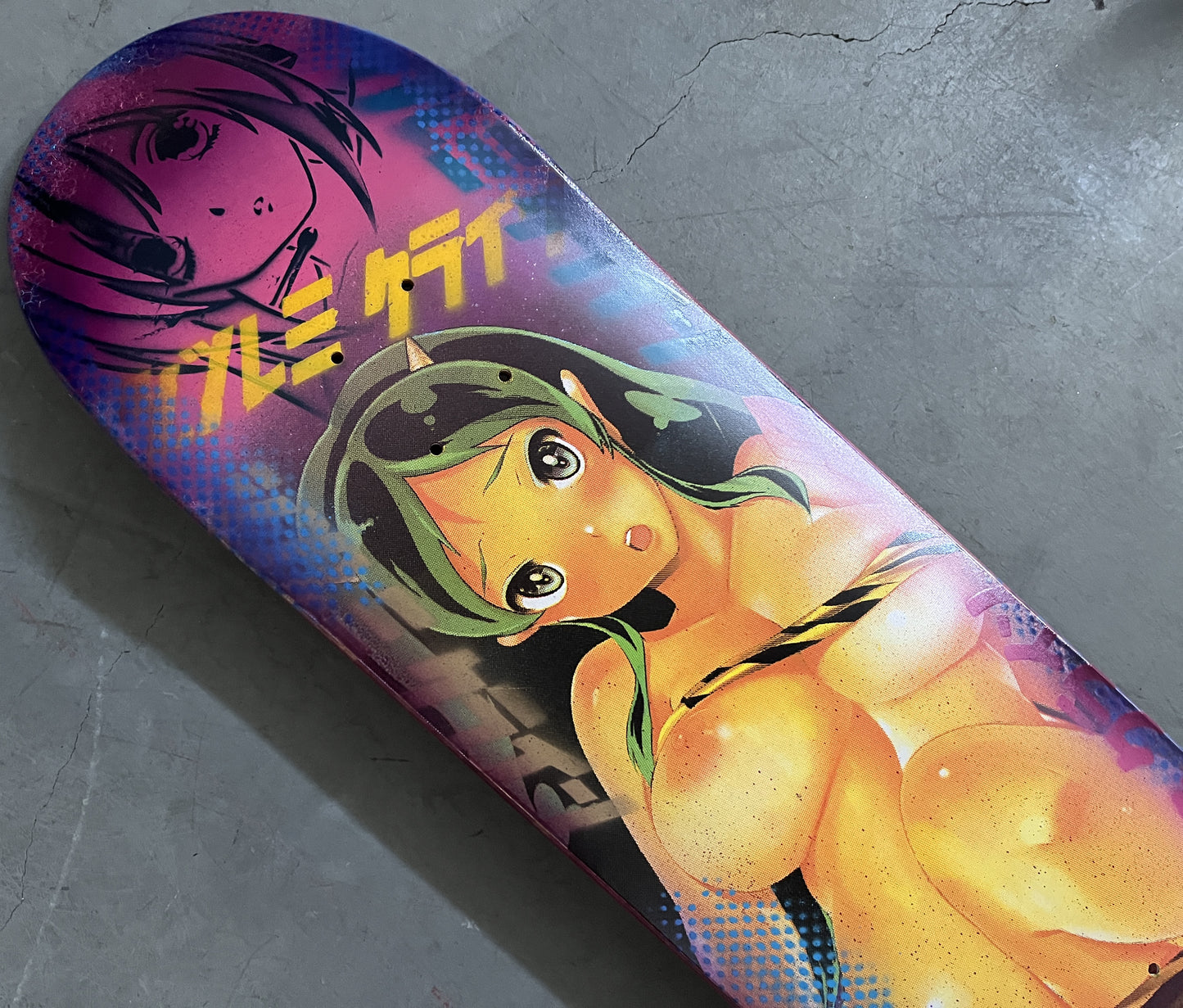 lum chan 1st edition PINK/PURPLE ANODIZED 9.5 X 31.75 1 OF 1