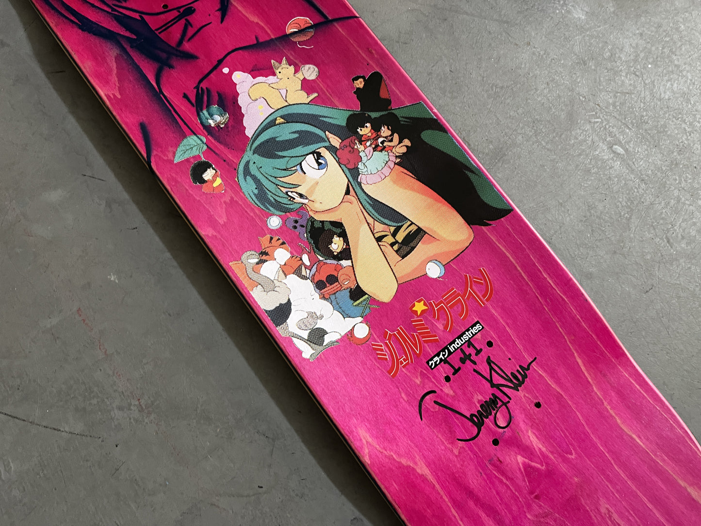 lum chan 1st edition PINK/PURPLE ANODIZED 9.5 X 31.75 1 OF 1