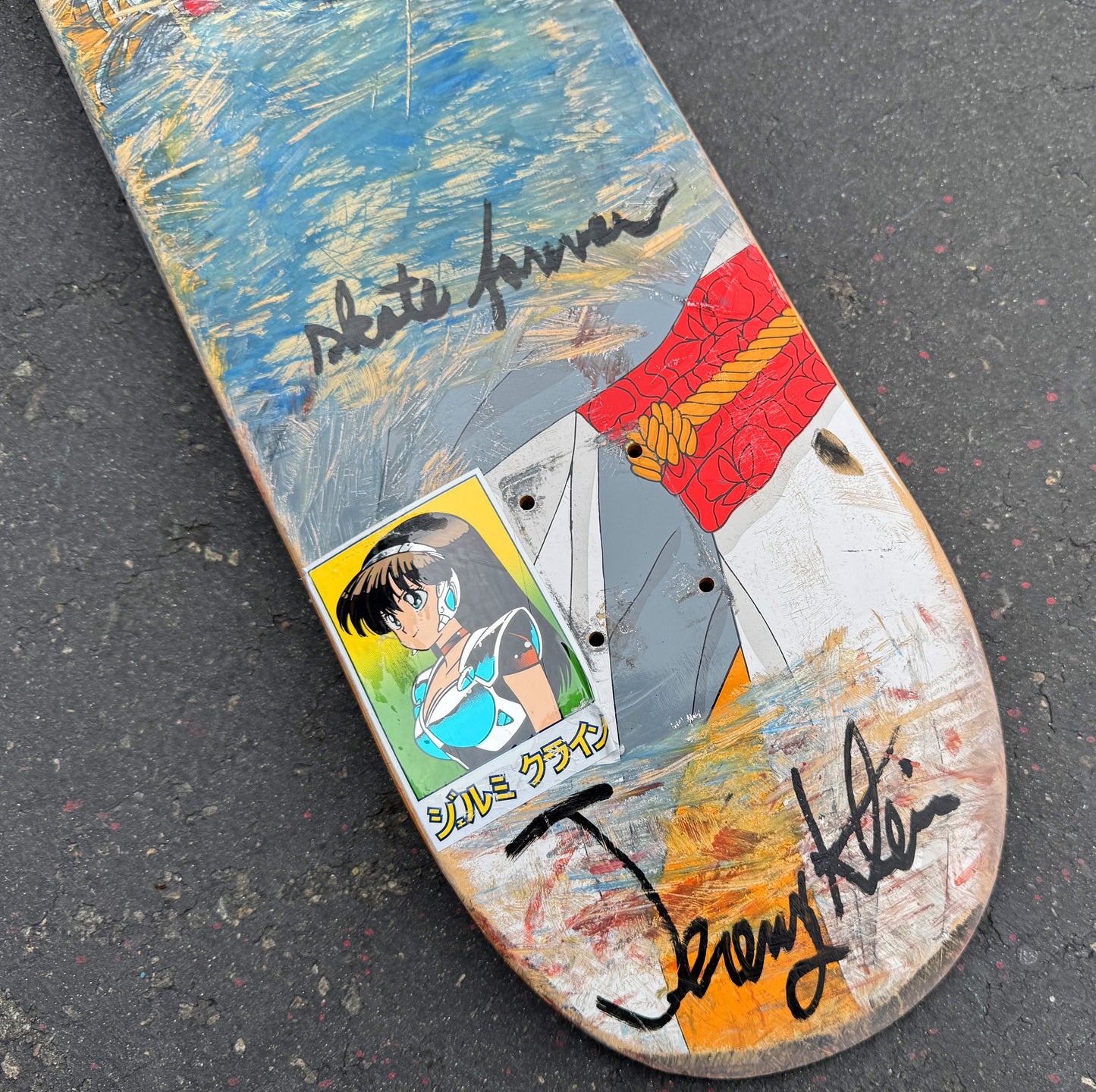 klein personal rider board #25 - 8.25 X 32.25 1 OF 1 SIGNED