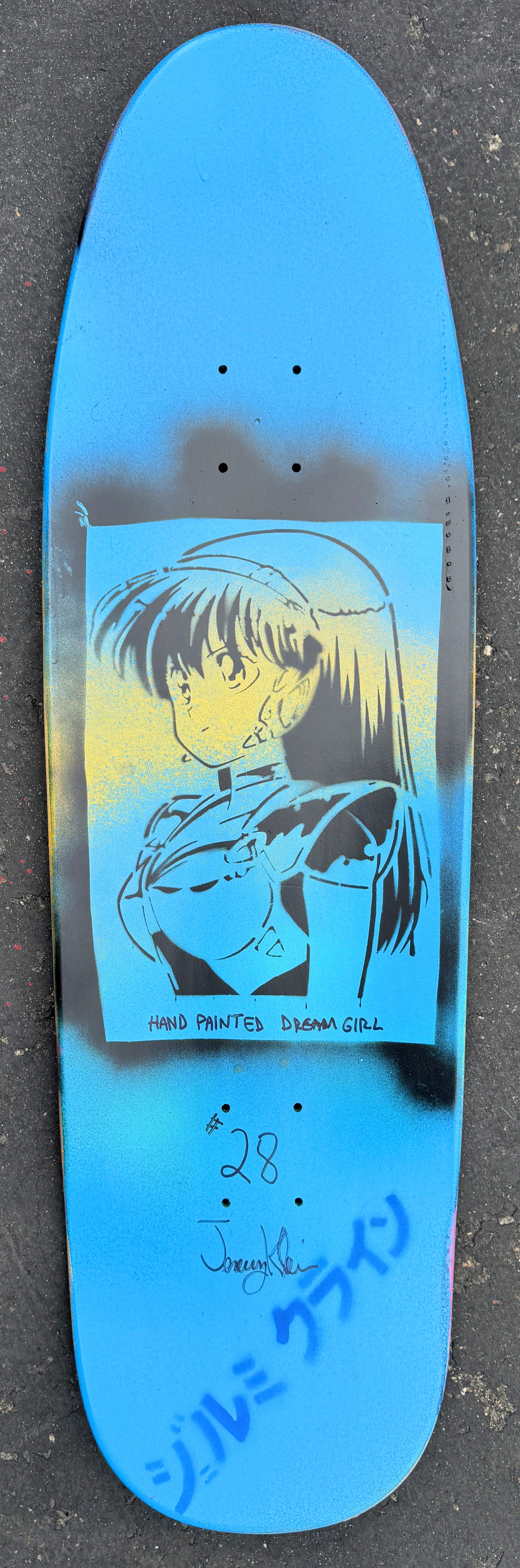 1 of 1 dream girl hand painted #28