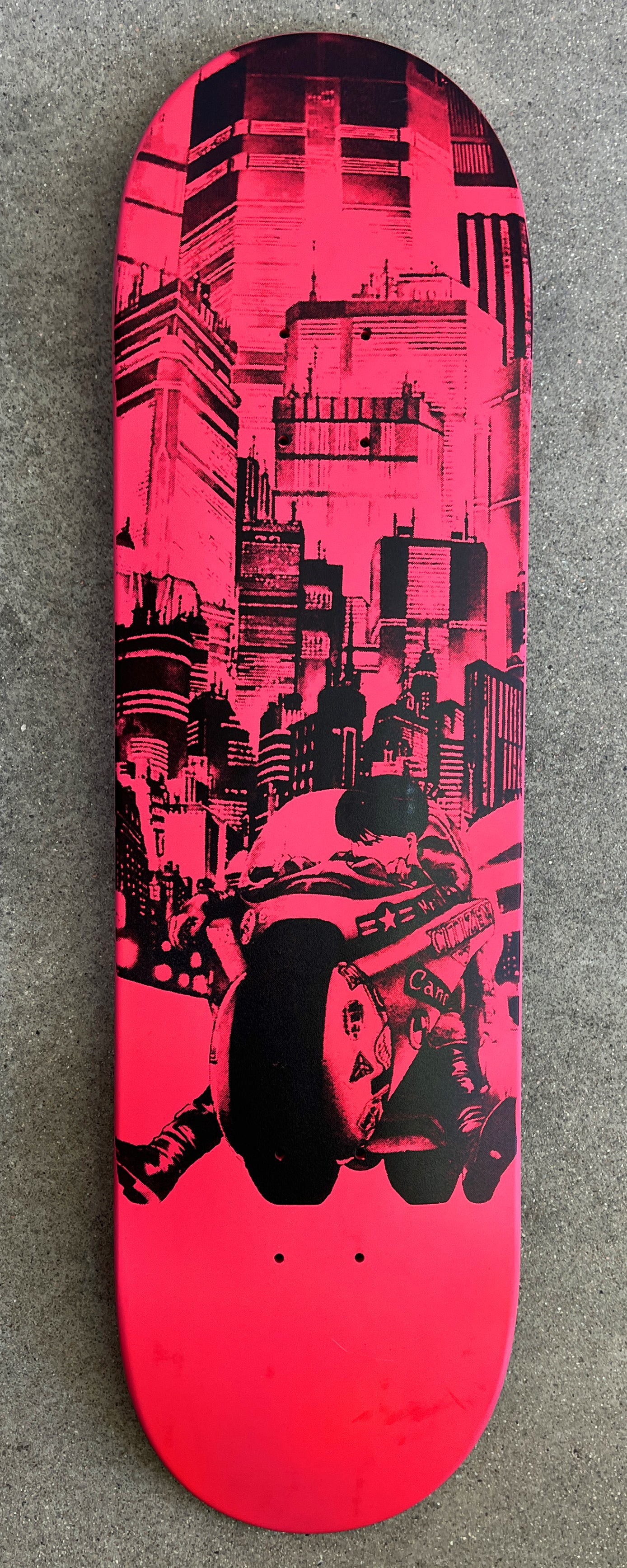neo tokyo FLOURESCENT PINK 8.5 X 32.25 1 OF 1 SIGNED