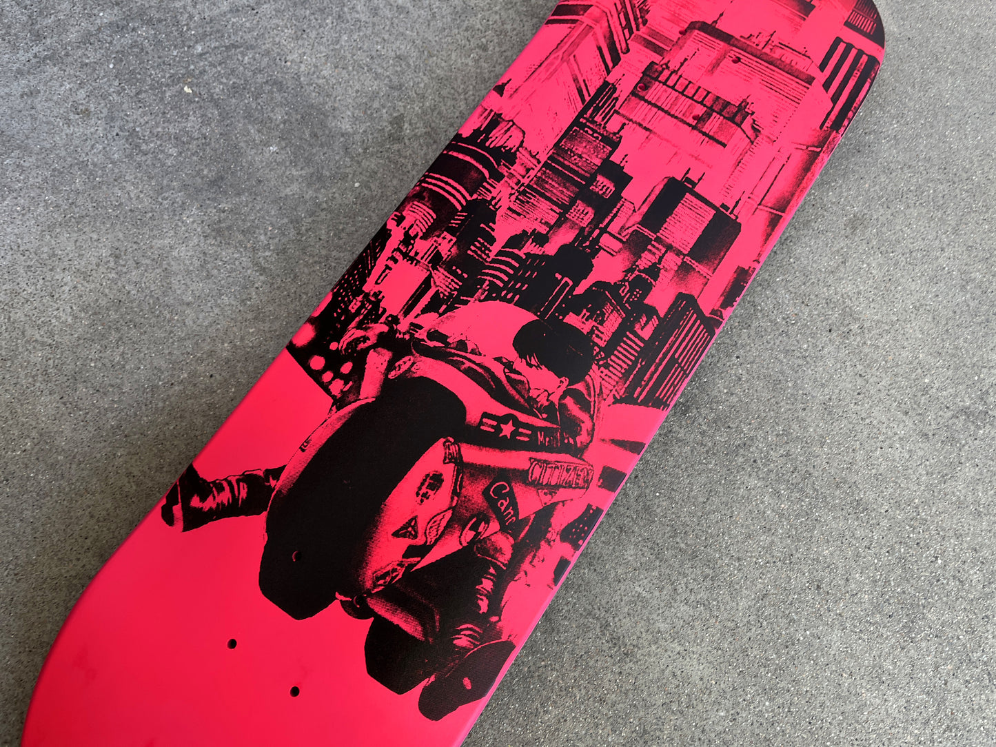 neo tokyo FLOURESCENT PINK 8.5 X 32.25 1 OF 1 SIGNED