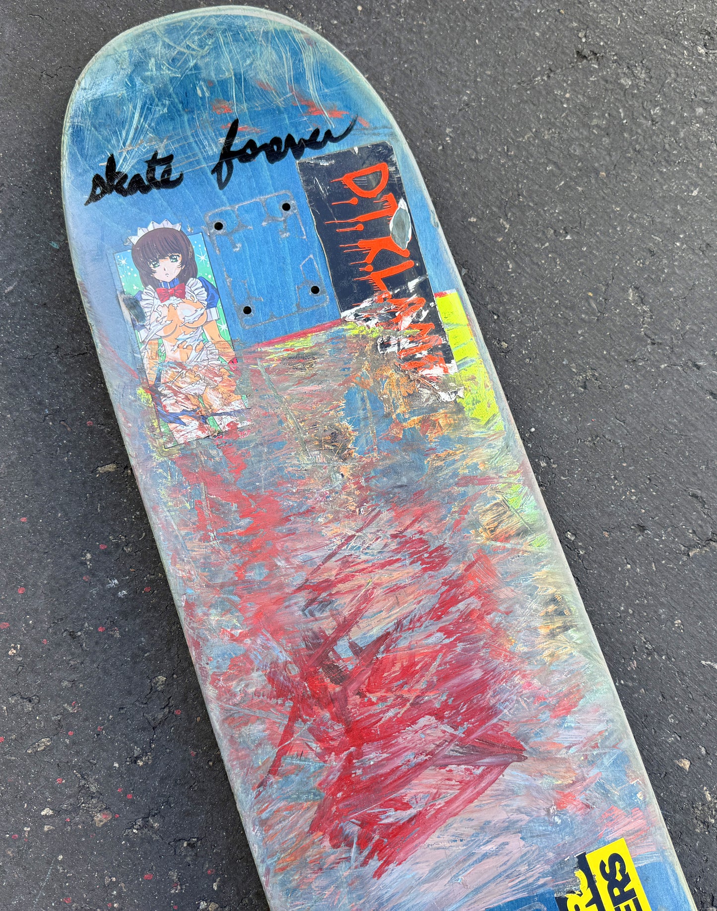 klein personal rider board #27 - 8.25 X 32.25 1 OF 1 SIGNED