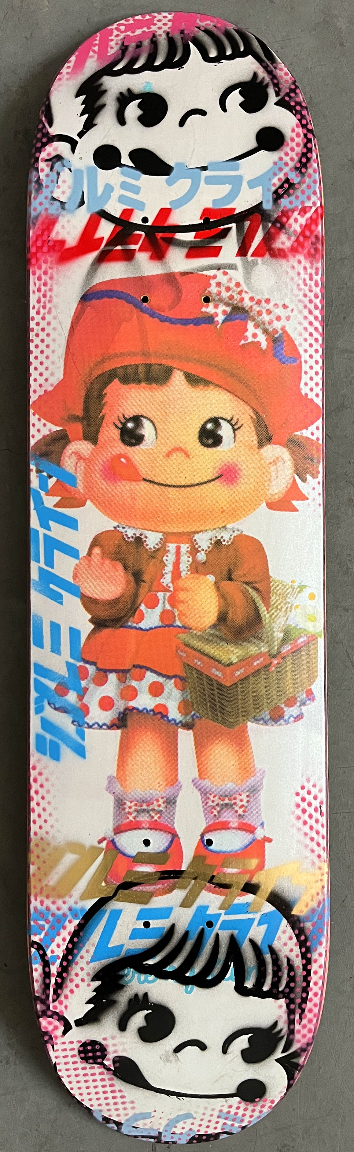 milk girl 8.5 X 32.25 RARE HAND SCREENED MIXED PROCESS SIGNED 1 of 1