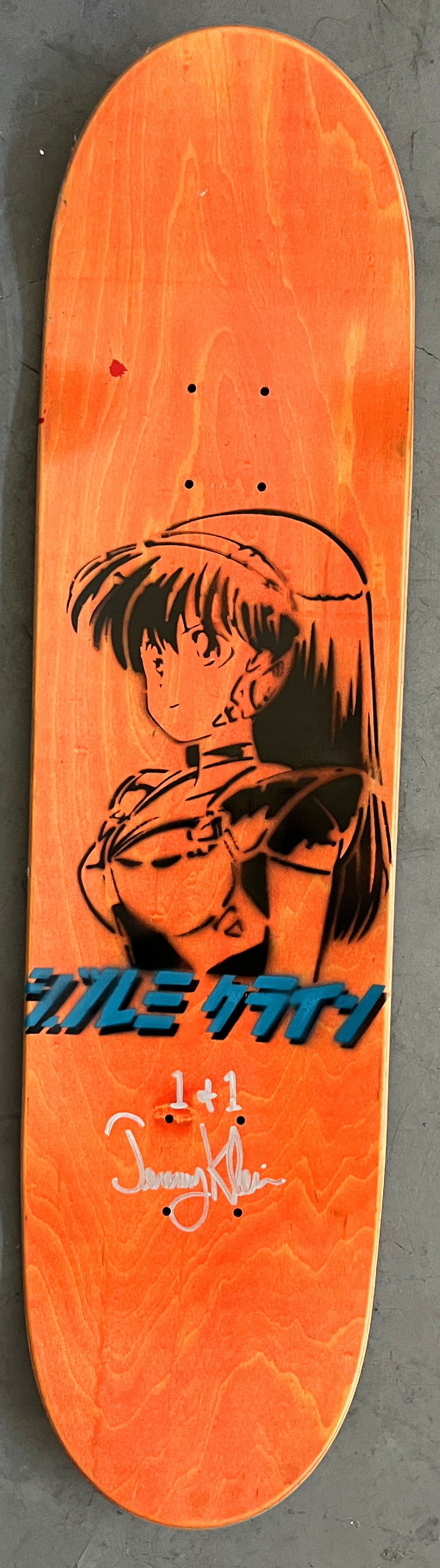 the end klein DOUBLE PRINT fast plant/van el toro 8.25 X 32.25 MIXED PROCESS SIGNED 1 of 1