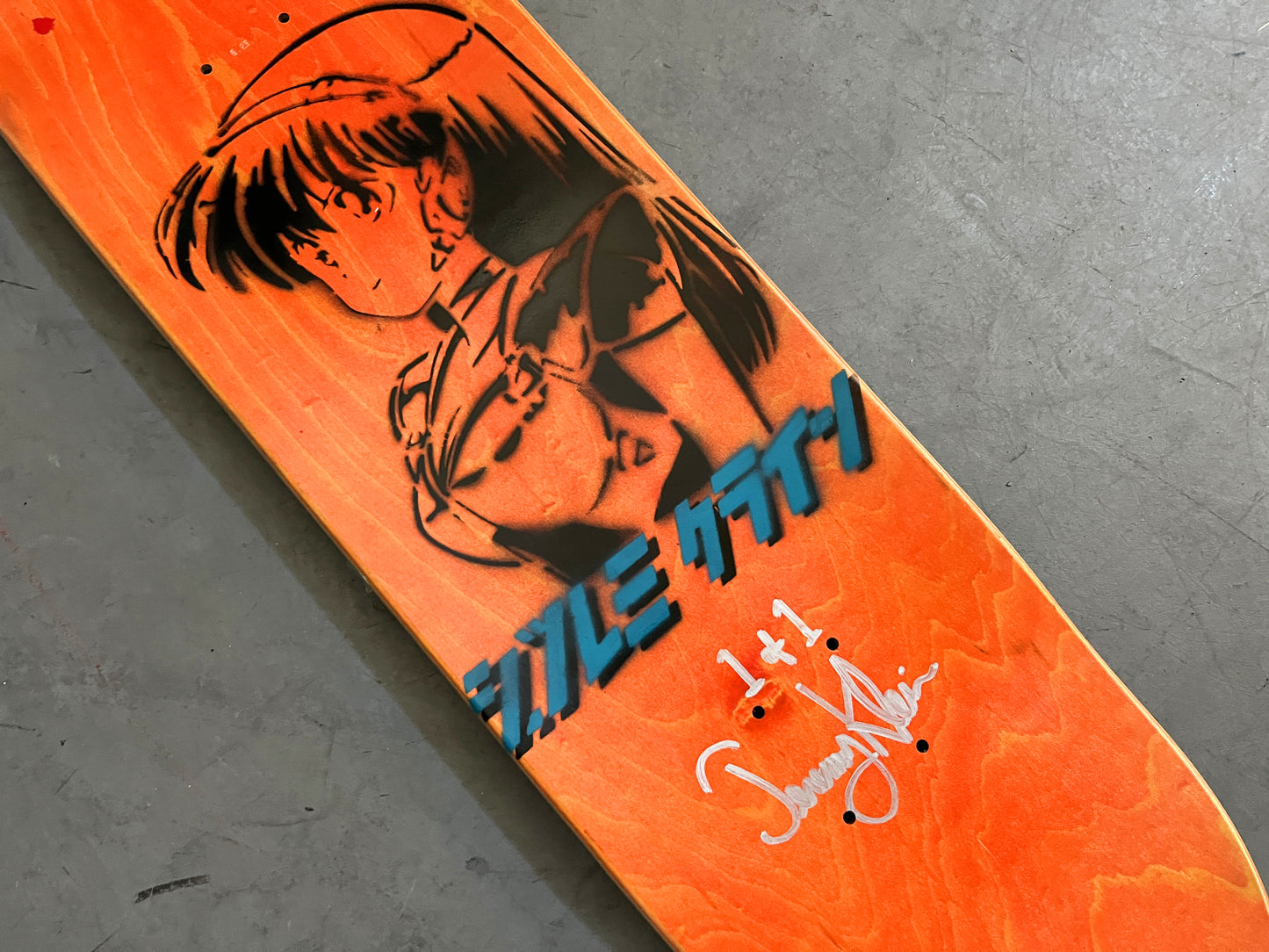 the end klein DOUBLE PRINT fast plant/van el toro 8.25 X 32.25 MIXED PROCESS SIGNED 1 of 1