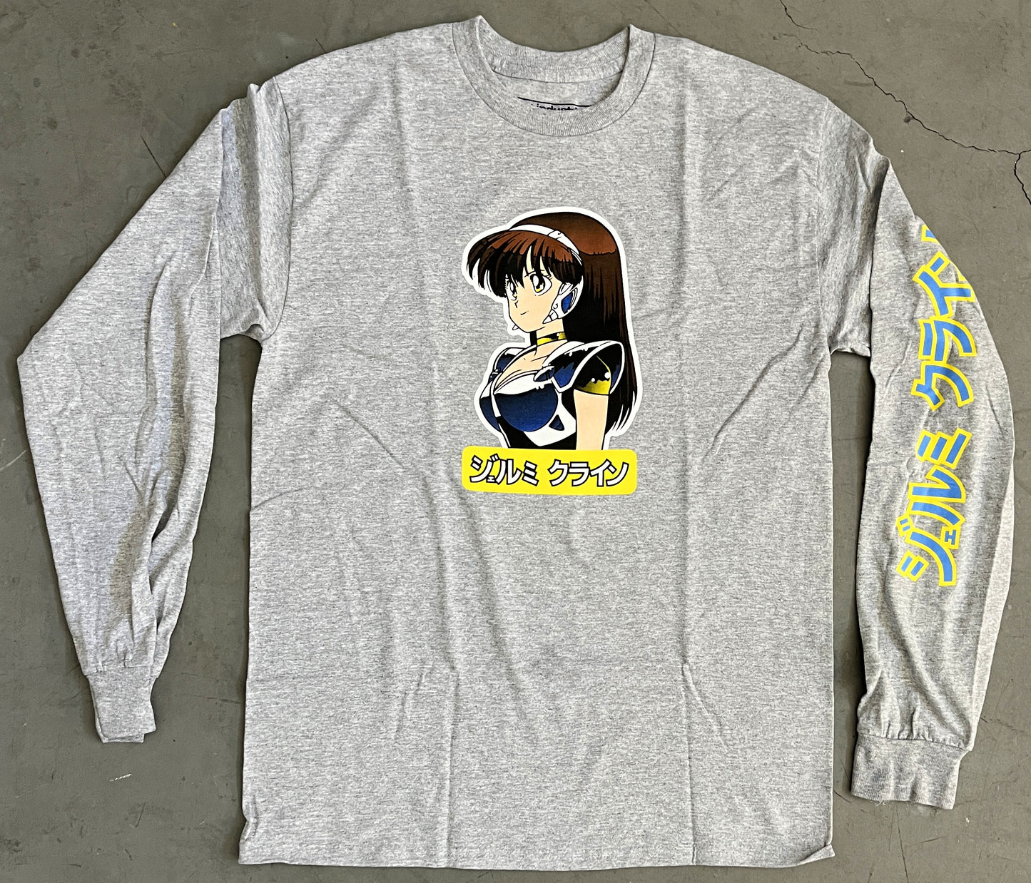 dream girl LONG SLEEVE t-shirt - HEATHER GREY