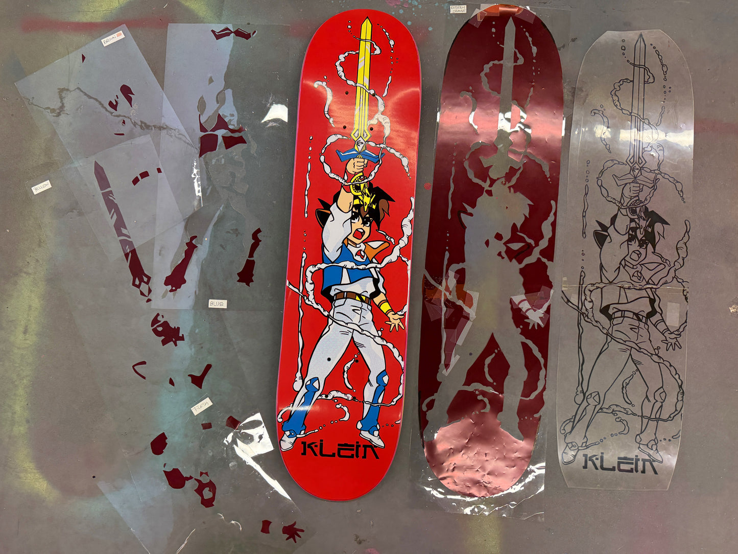 SIGNED jeremy klein wataru 7.5 classic HAND SCREENED