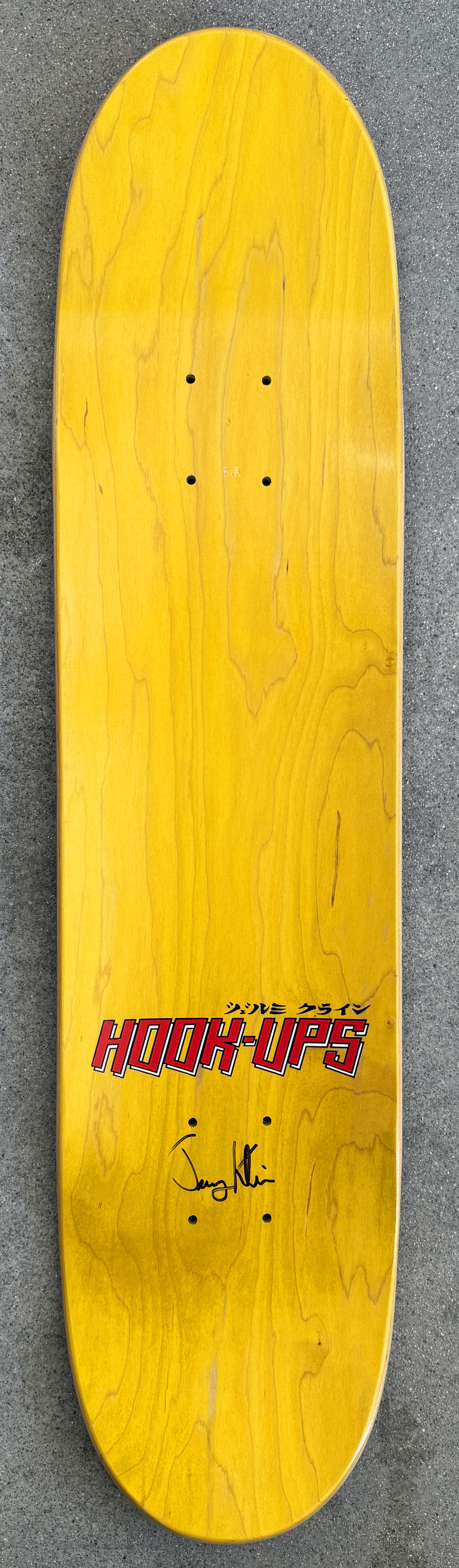 SIGNED jeremy klein wataru 7.5 classic HAND SCREENED
