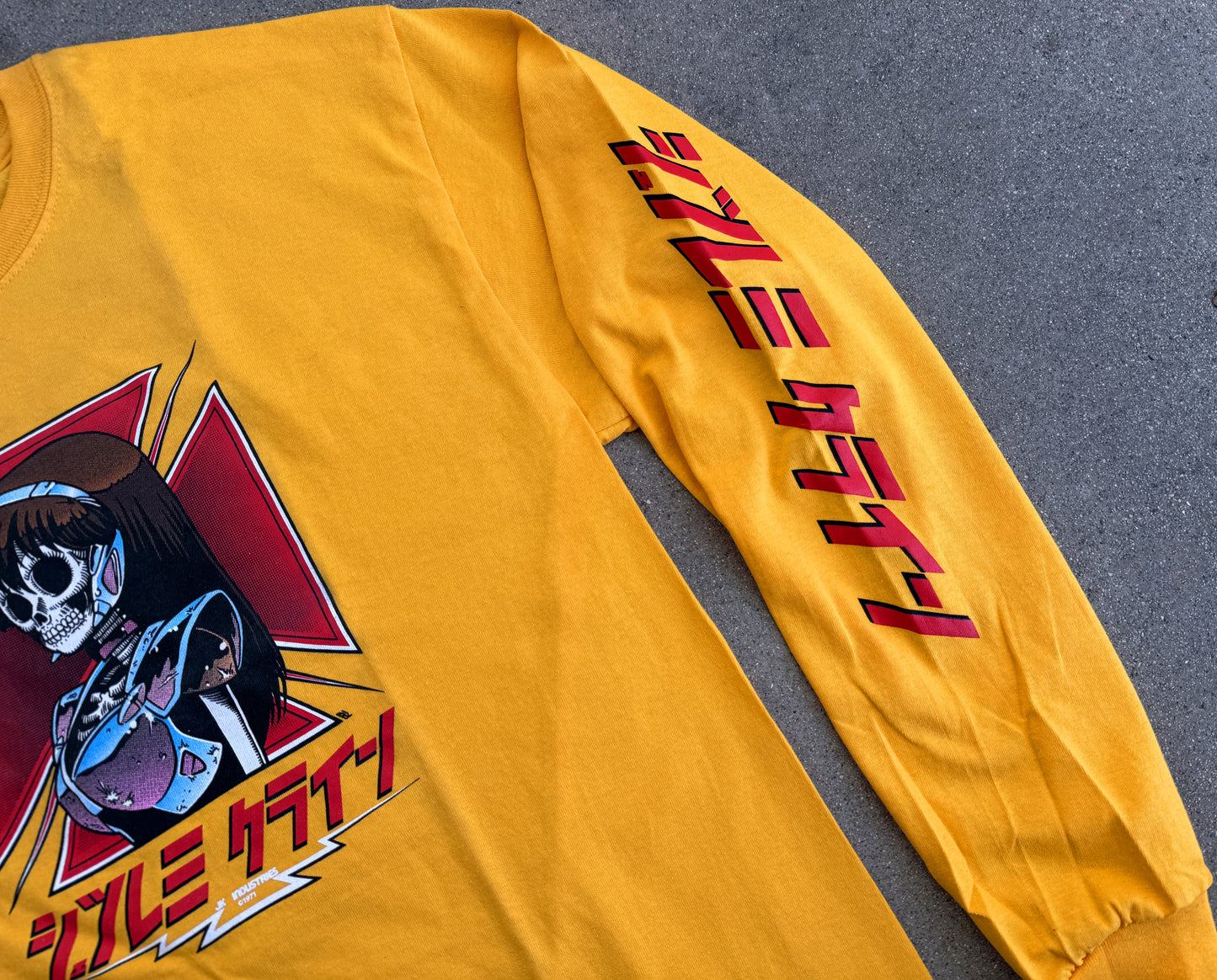 dream hawk LONG SLEEVE t-shirt GOLD