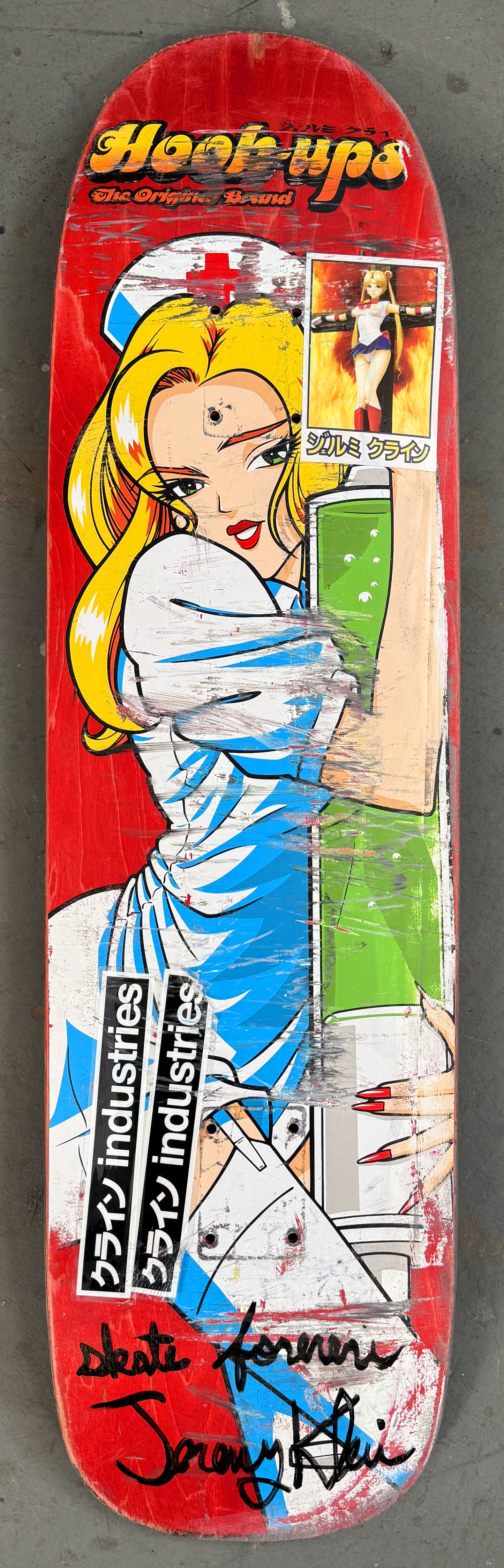 klein personal rider board #28 - 1 OF 1 SIGNED