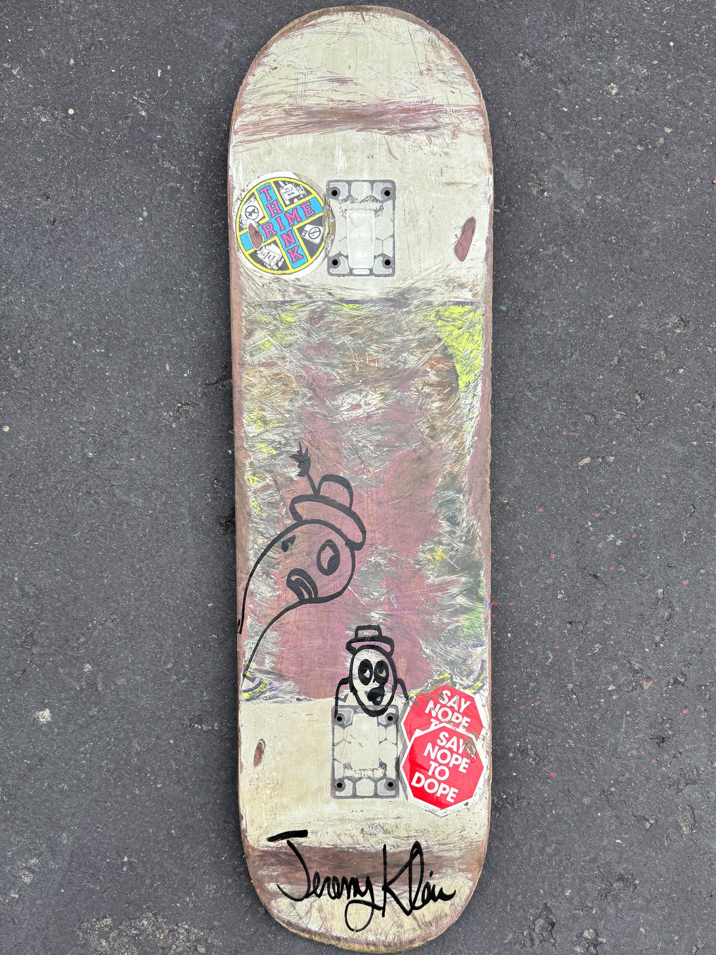 klein personal rider board #6 - 8.25 X 32.25 1 OF 1 SIGNED