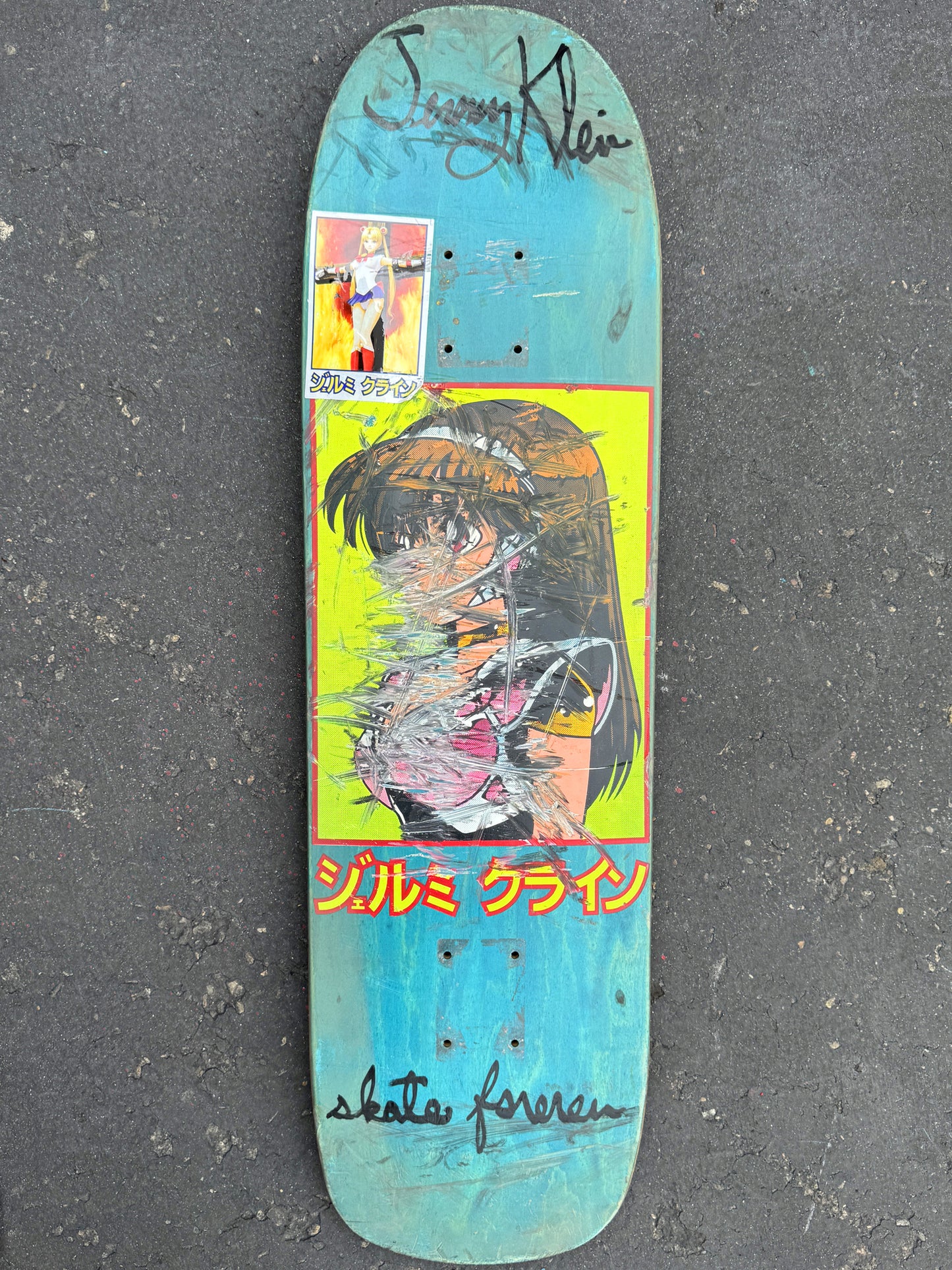 klein personal rider board #26 - 8.25 X 32.25 1 OF 1 SIGNED