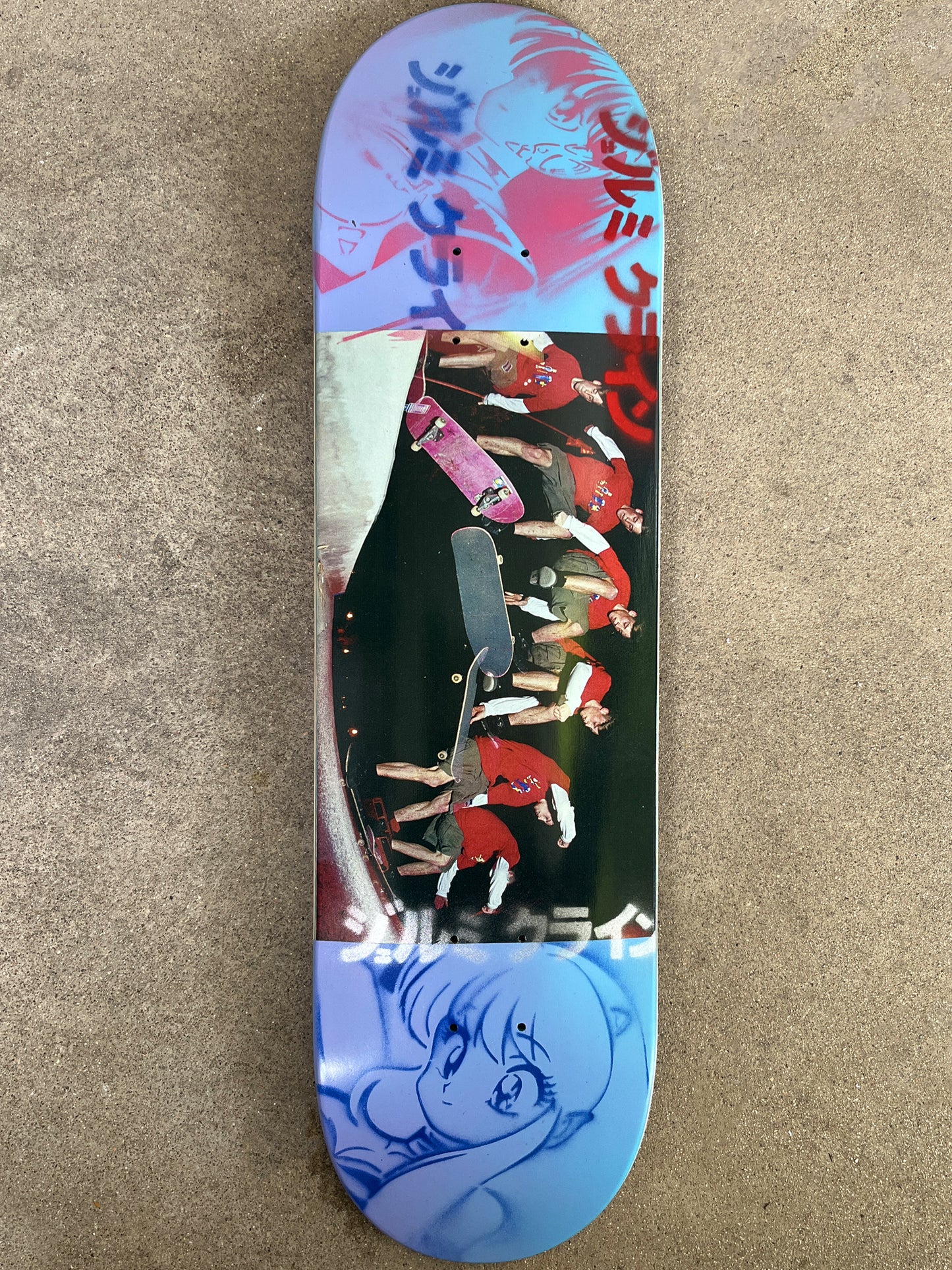 jeremy klein sequence HAND PAINTED BACKGROUND - 8.5 X 32.25 - 1 of 1