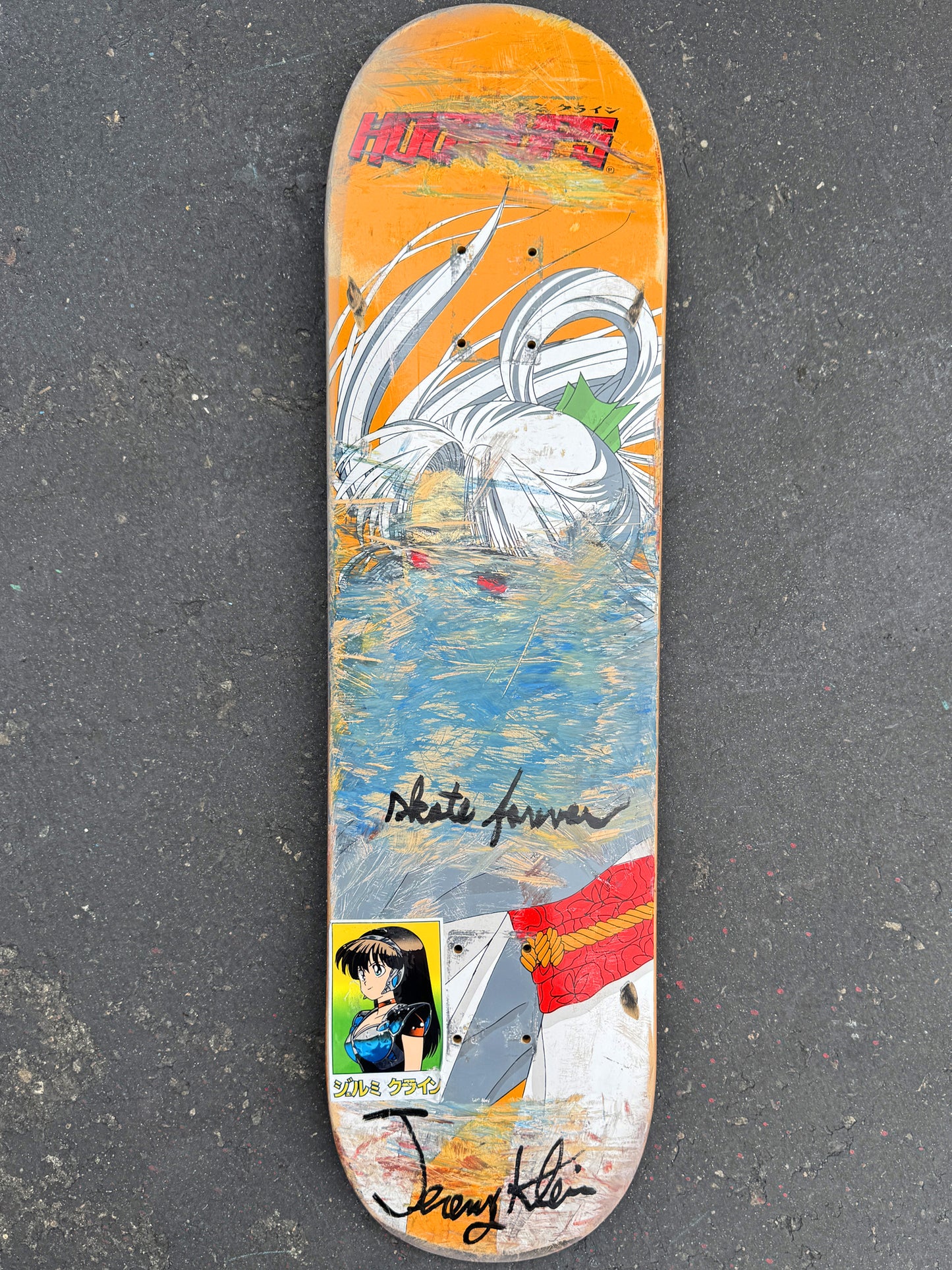klein personal rider board #25 - 8.25 X 32.25 1 OF 1 SIGNED