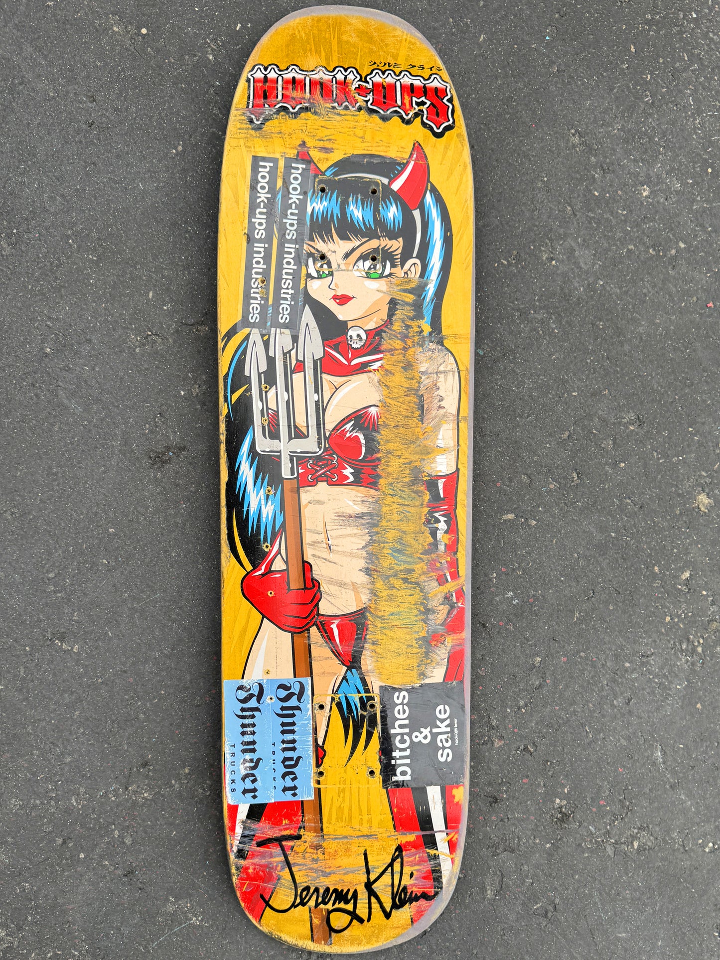 klein personal rider board #7 - 8.25 X 32.25 1 OF 1 SIGNED