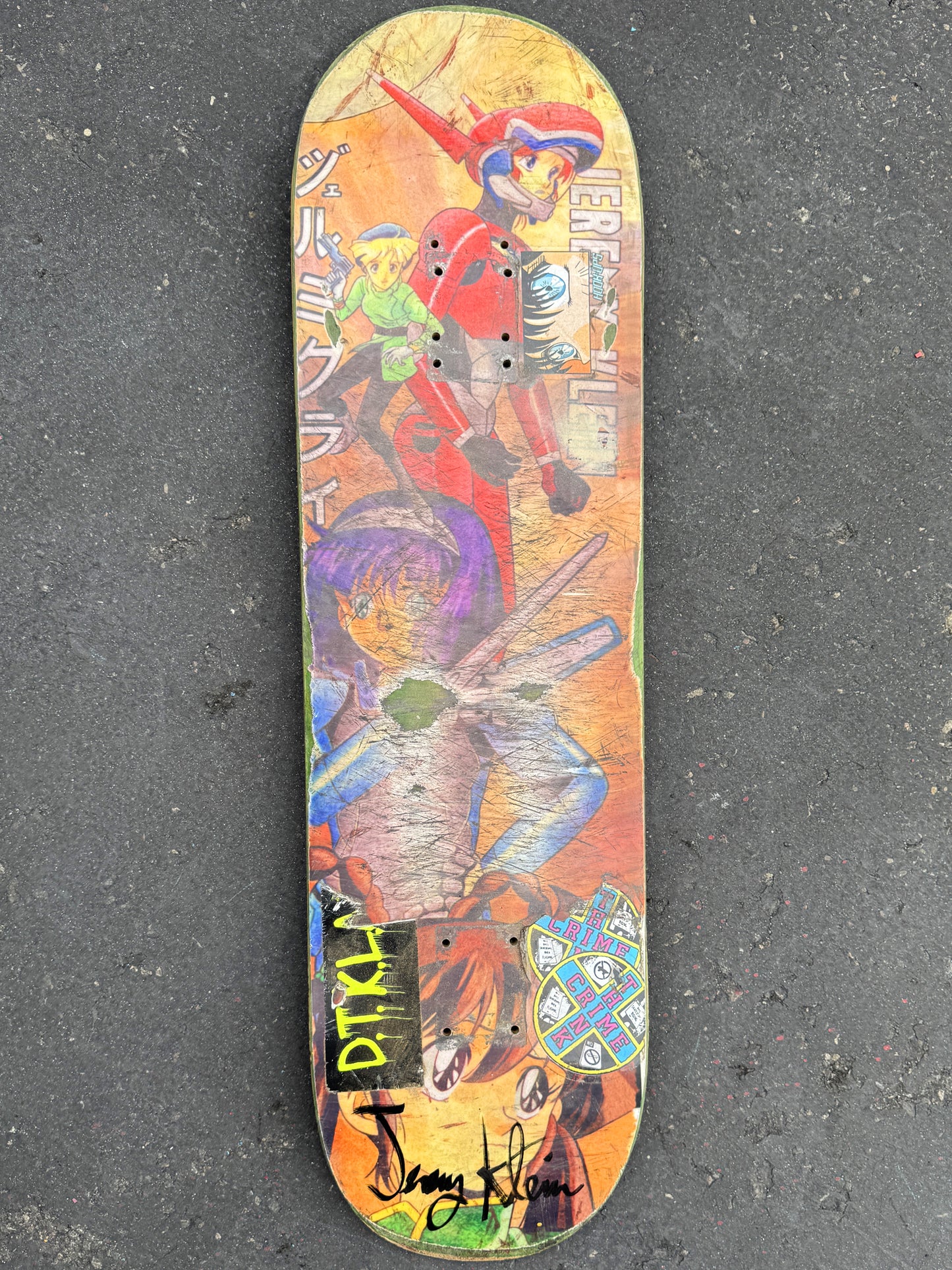 klein personal rider board #5 - 8.25 X 32.25 1 OF 1 SIGNED