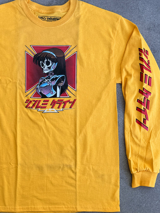 dream hawk LONG SLEEVE t-shirt GOLD