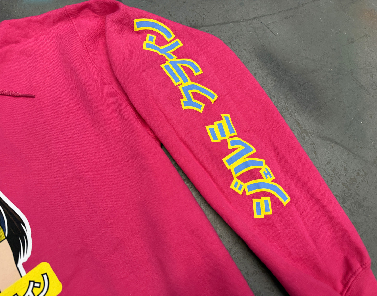 dream girl hooded sweatshirt - PINK/HELOCONIA
