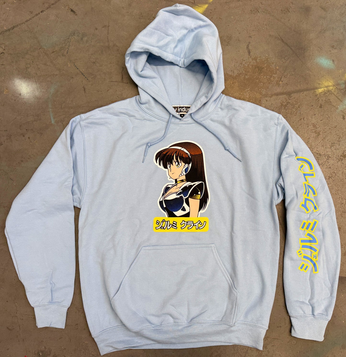 dream girl hooded sweatshirt - POWDER BLUE