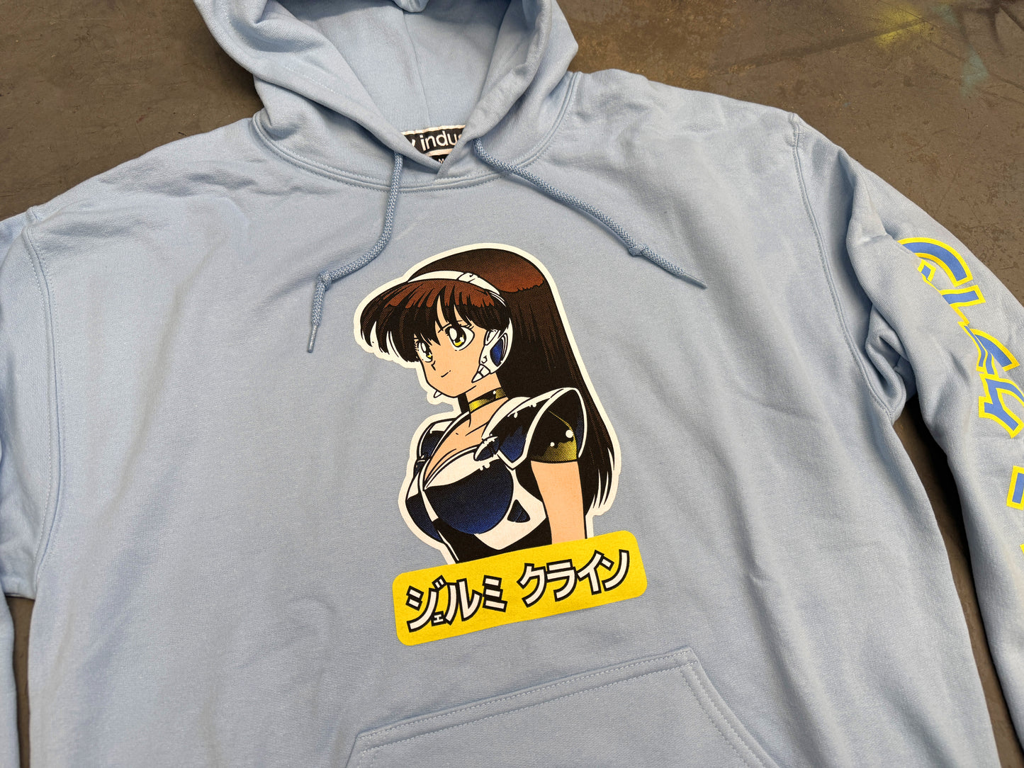 dream girl hooded sweatshirt - POWDER BLUE