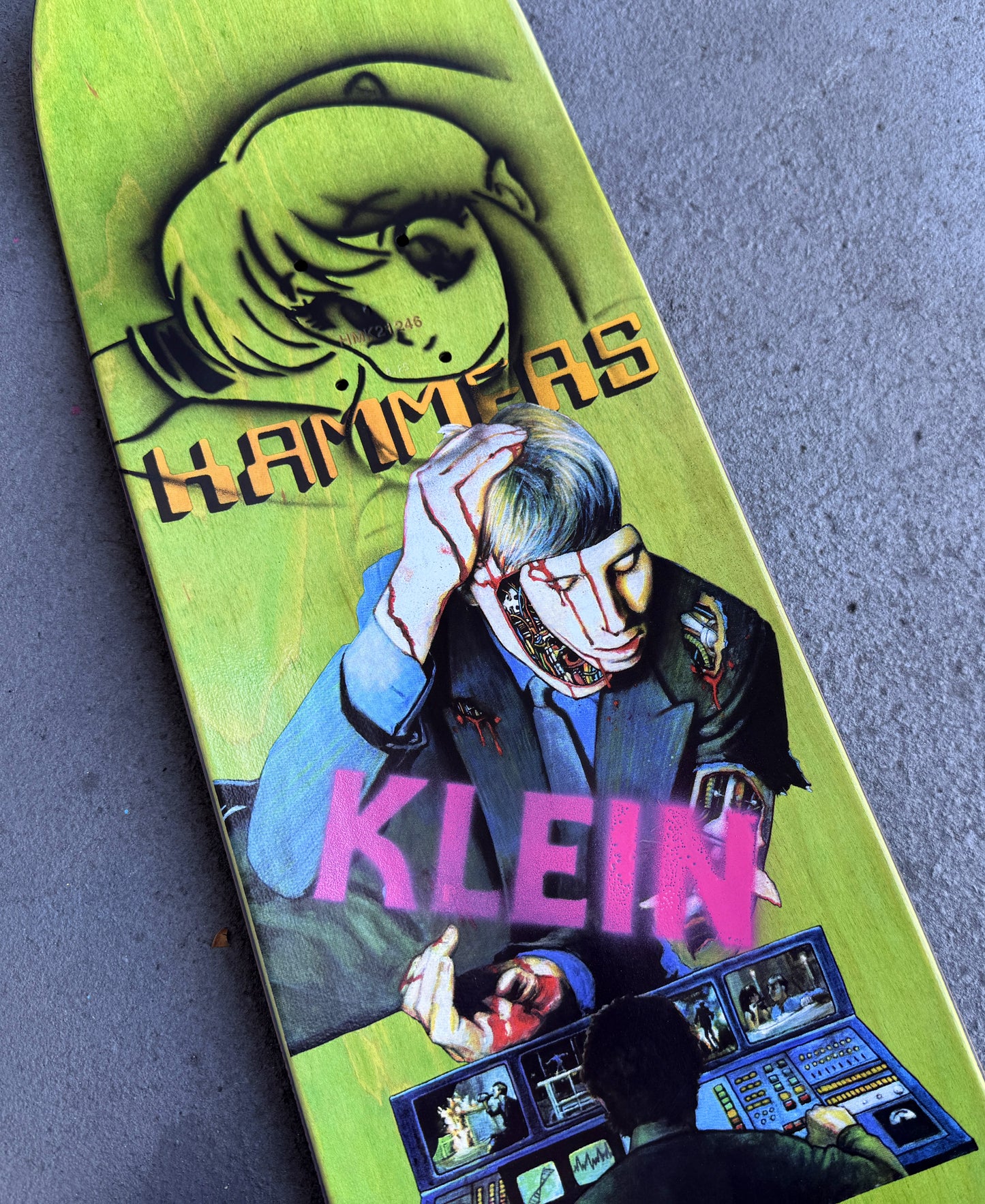 klein hammers 8.25 X 32.25 PURPLE GLITTER MIXED PROCESS 1 of 1